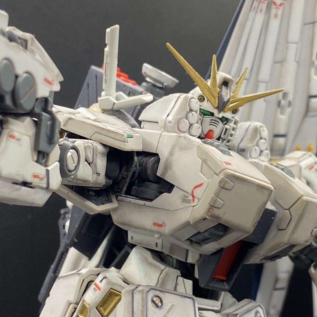 RG νガンダムHWS｜萌木原あるくさんのガンプラ作品｜GUNSTA（ガンスタ）