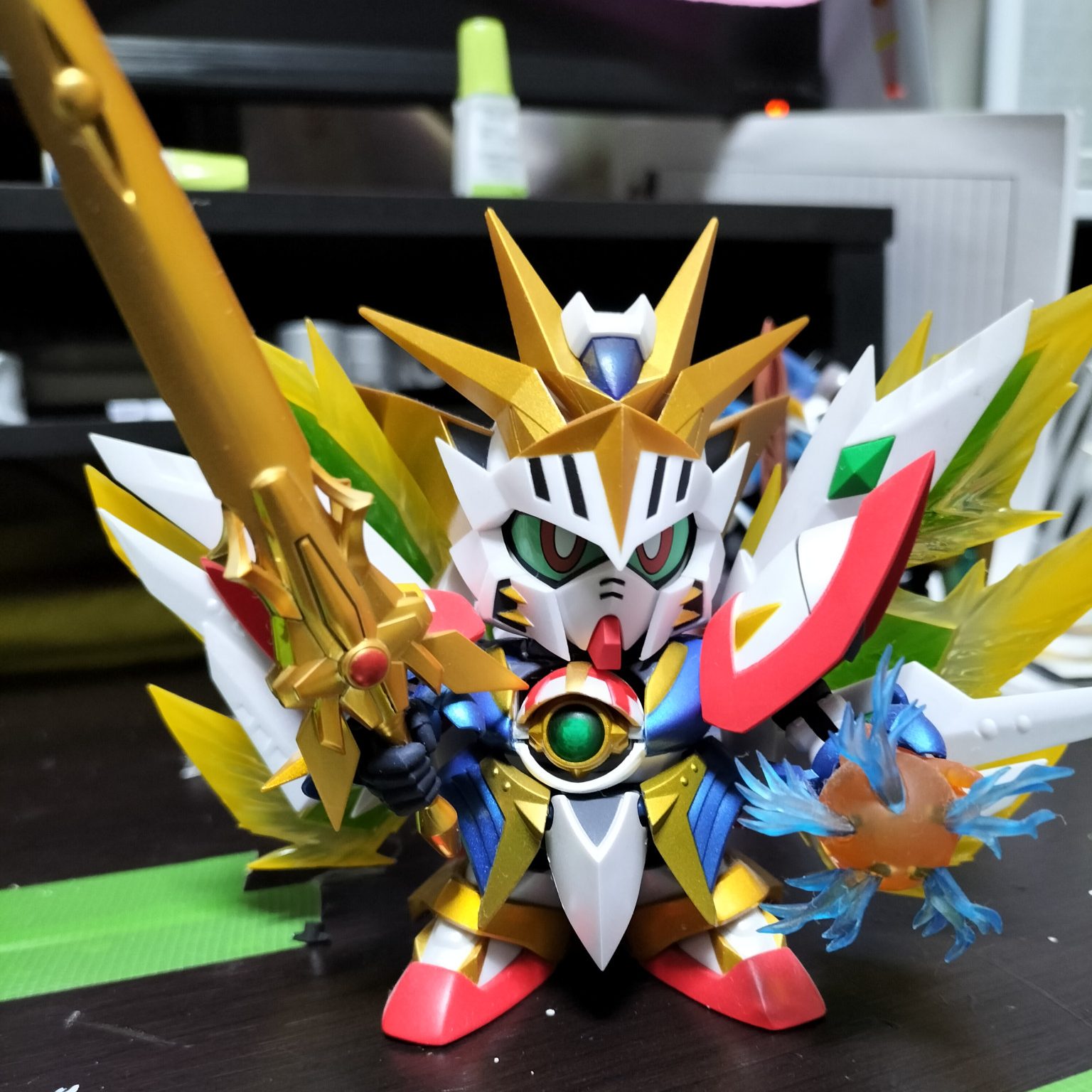 SDX太陽騎士ゴッドガンダム｜F90さんのガンプラ作品｜GUNSTA（ガンスタ）