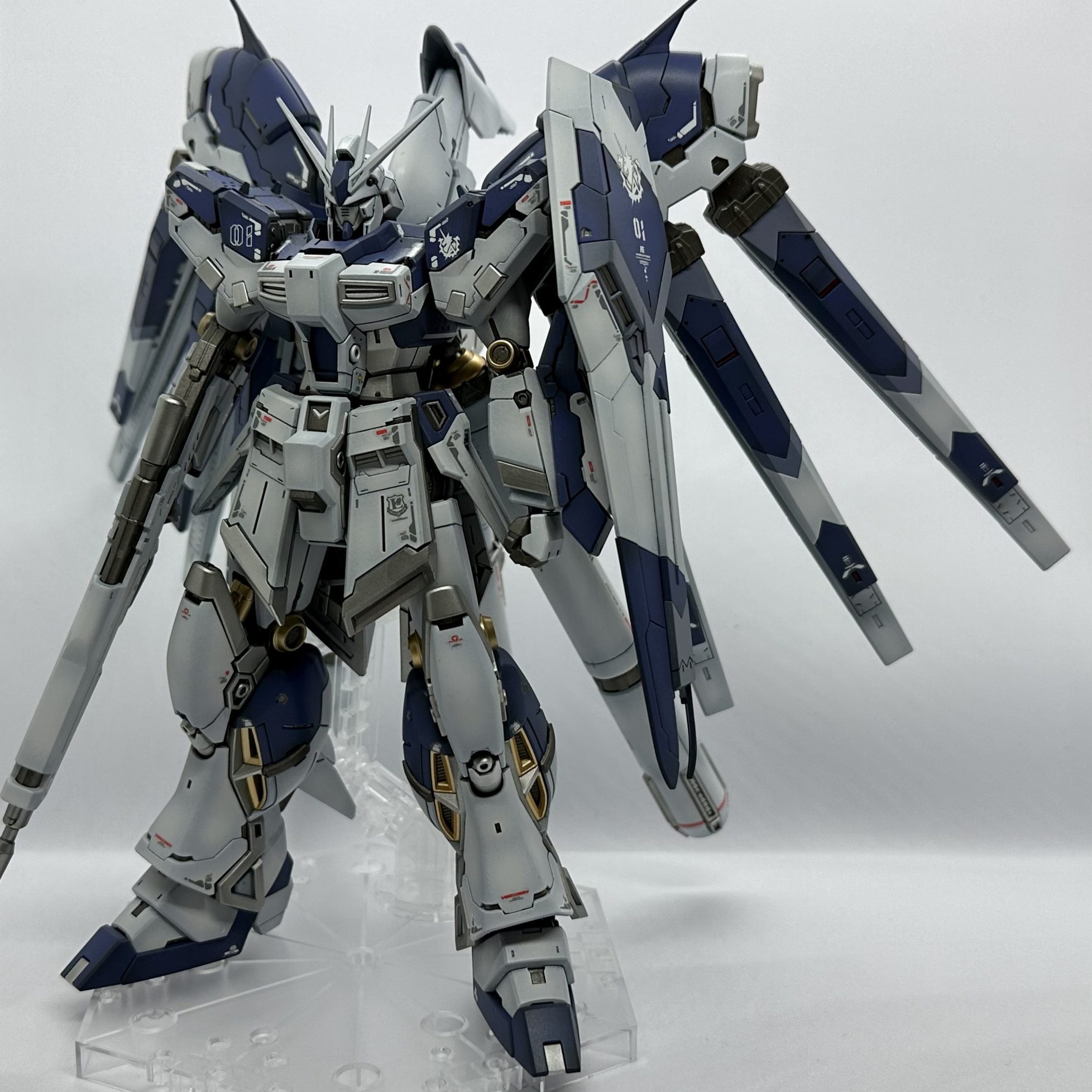 Hi-νガンダム 黒立ち上げ全塗装｜ズミモフさんのガンプラ作品｜GUNSTA