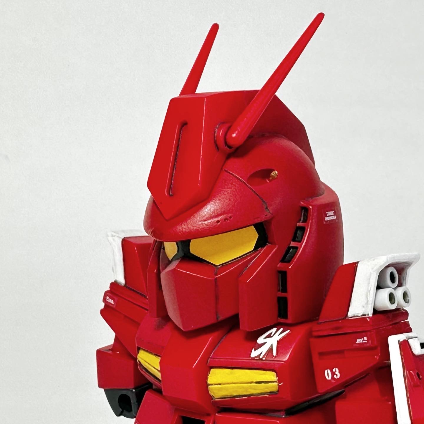 BB戦士 レッドウォーリア｜ますすさんのガンプラ作品｜GUNSTA（ガンスタ）