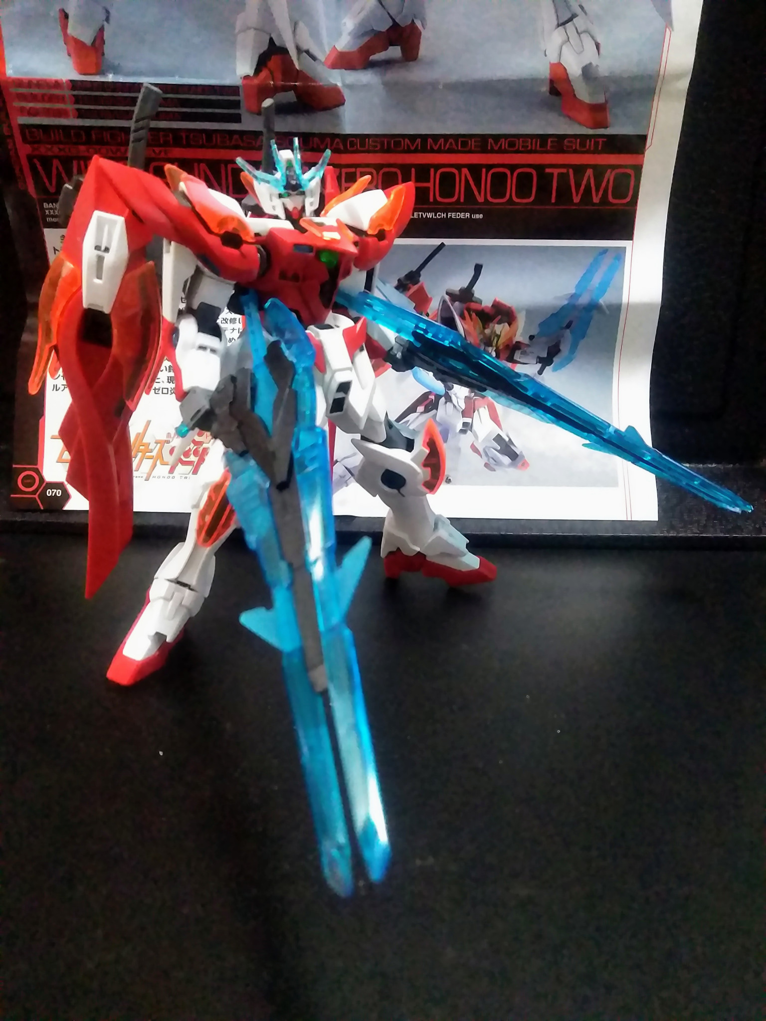 HGBF ウイング ガンダム ゼロ 炎 カスタム & ウイング ガンダム ゼロ