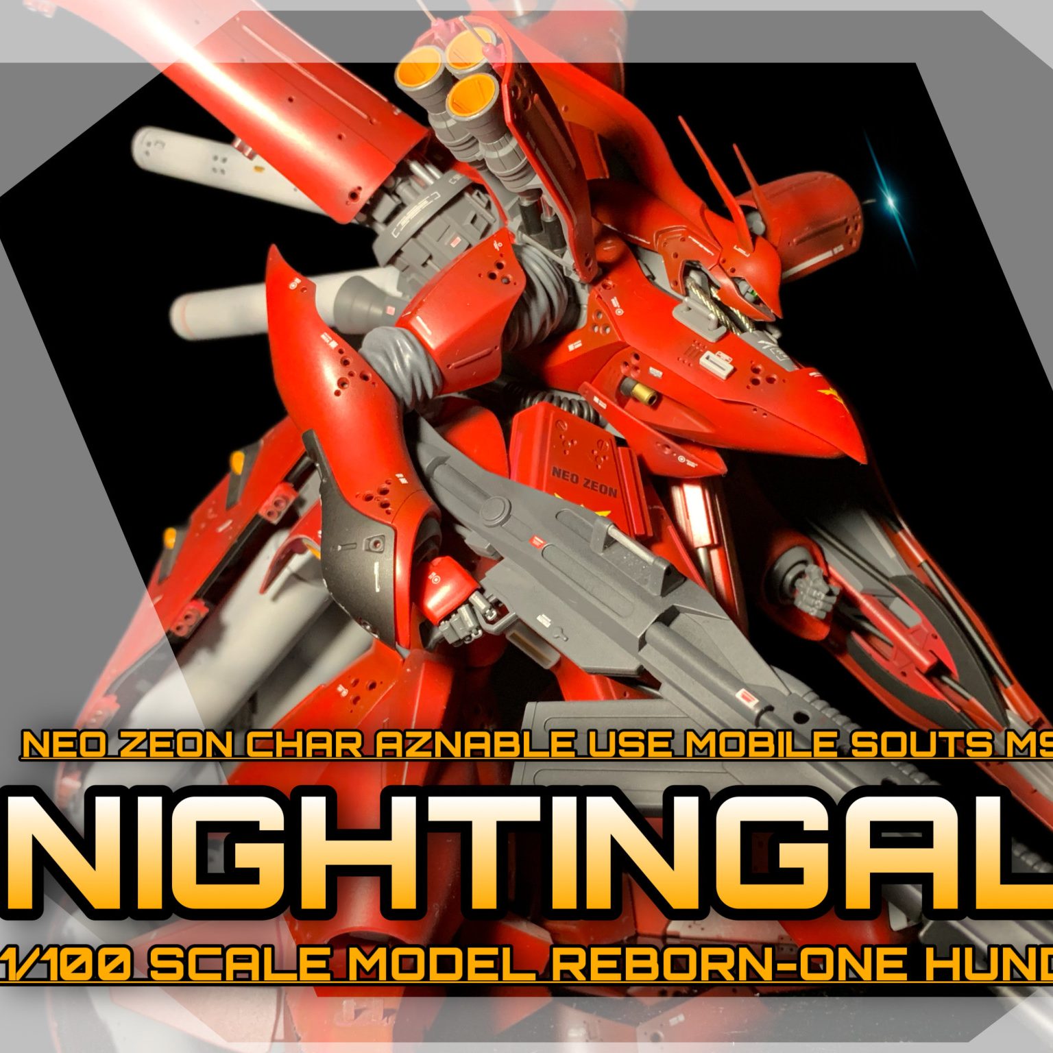 RE100 ナイチンゲール 塗装済み完成品｜ミヤさんさんのガンプラ作品