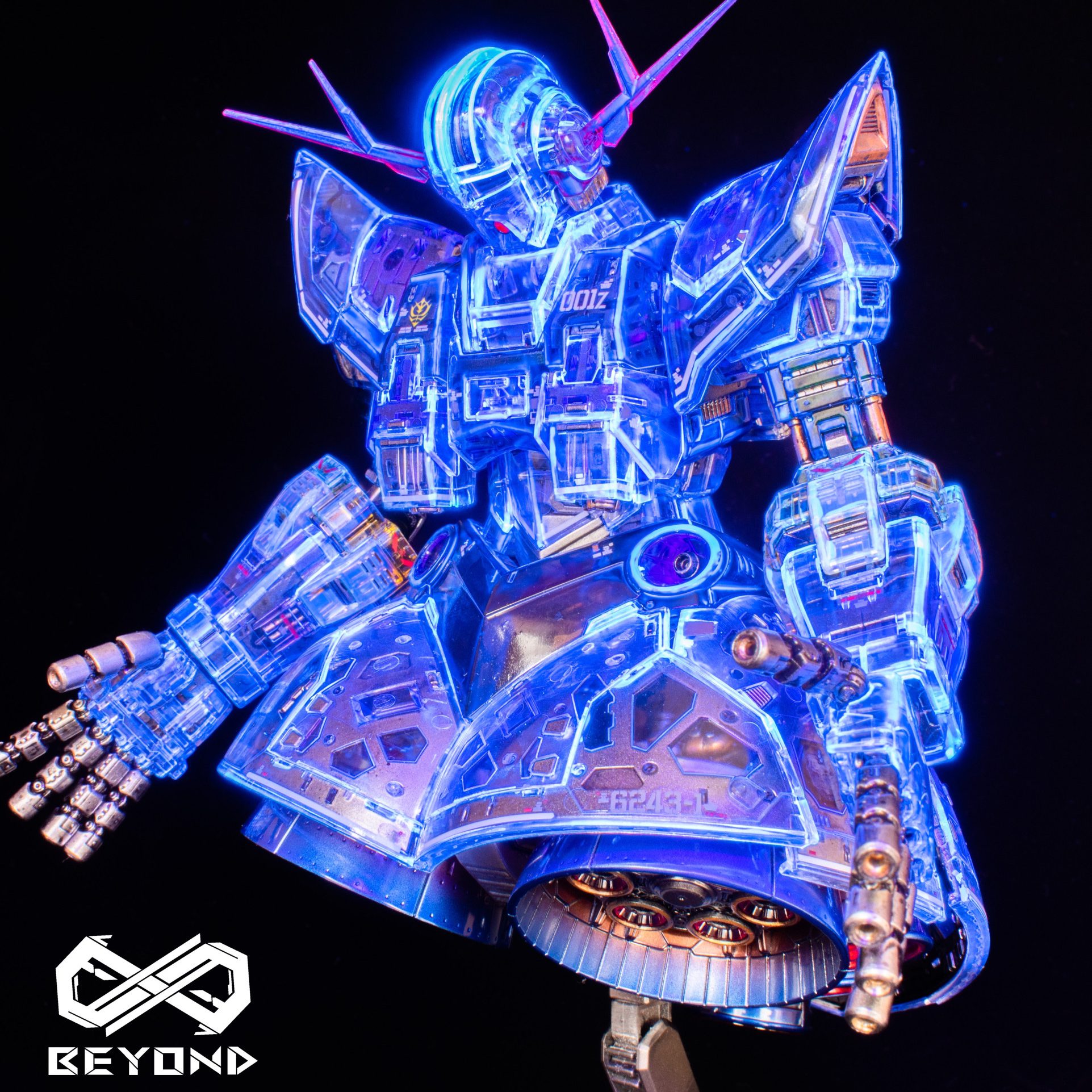 RGジオング クリアカラー｜ちゃんぷさんのガンプラ作品｜GUNSTA