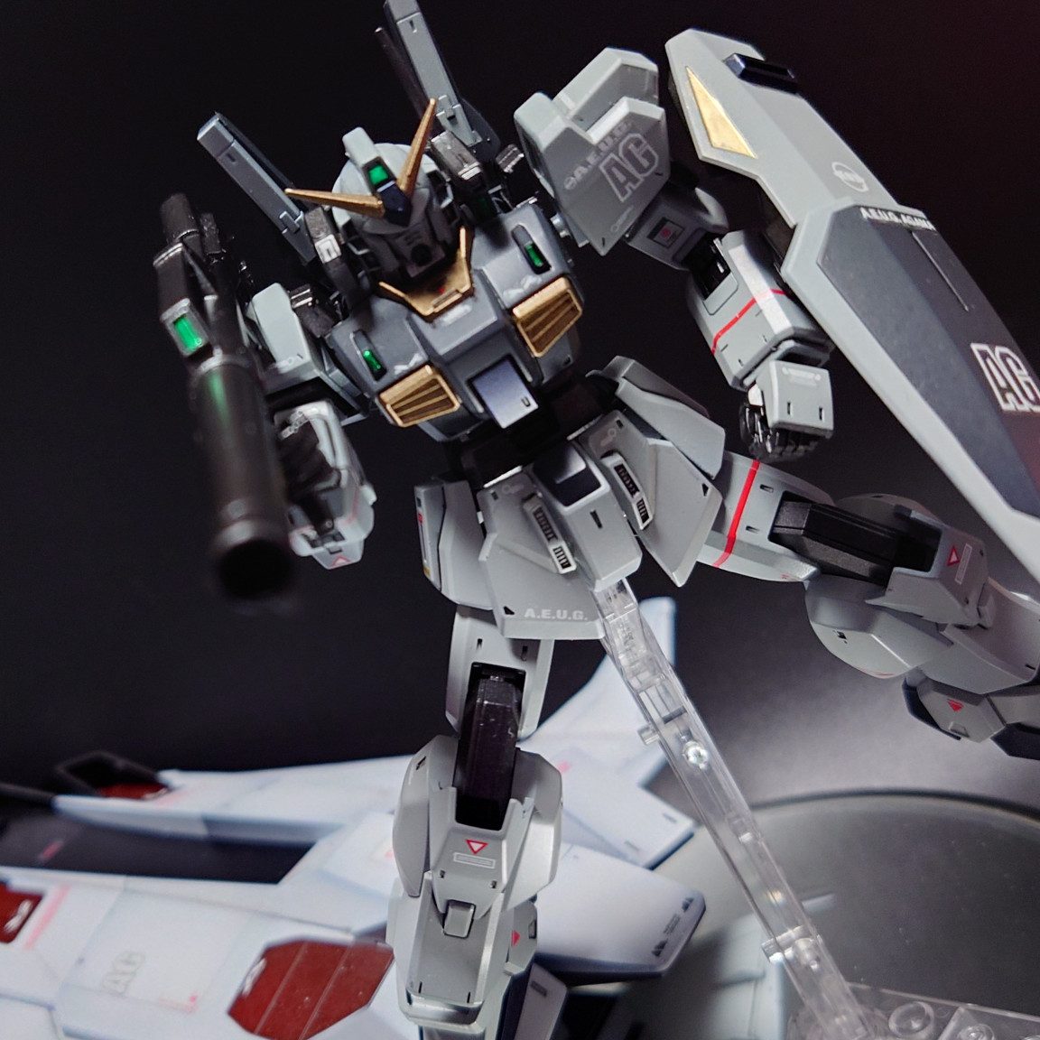 HG1/144 ガンダムMk-Ⅱ &フライングアーマー 塗装済み完成品 ガンプラ