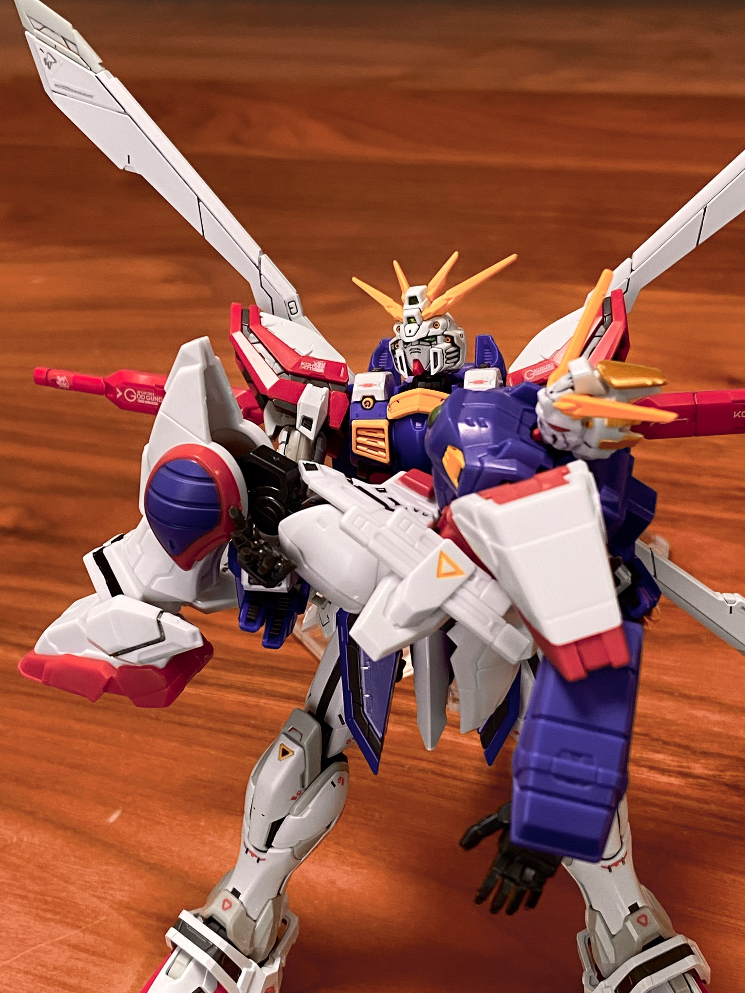 Gフレーム シャイニングガンダム✖️RGゴッドガンダム｜ゴッディさん