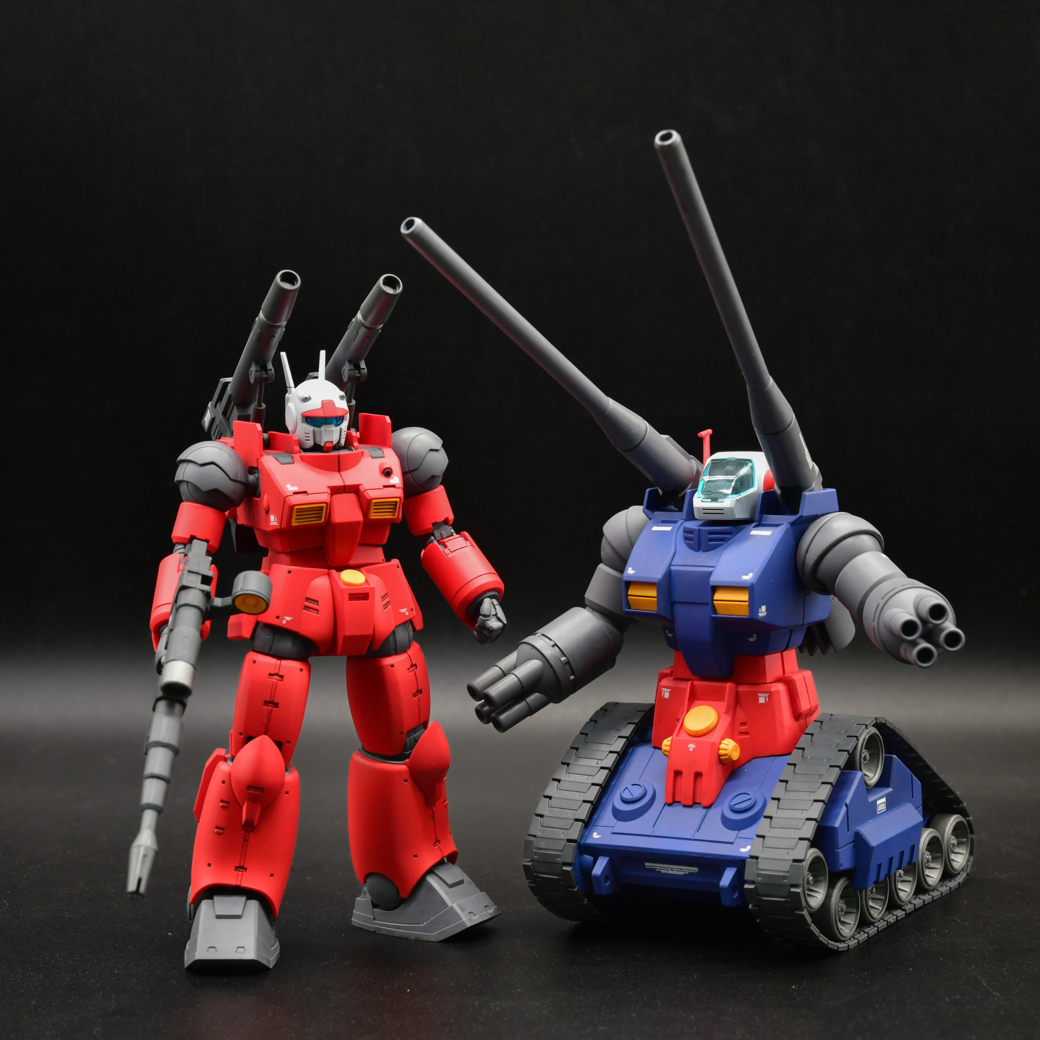 HG ガンキャノン&ガンタンク｜赤い彗星さんのガンプラ作品｜GUNSTA