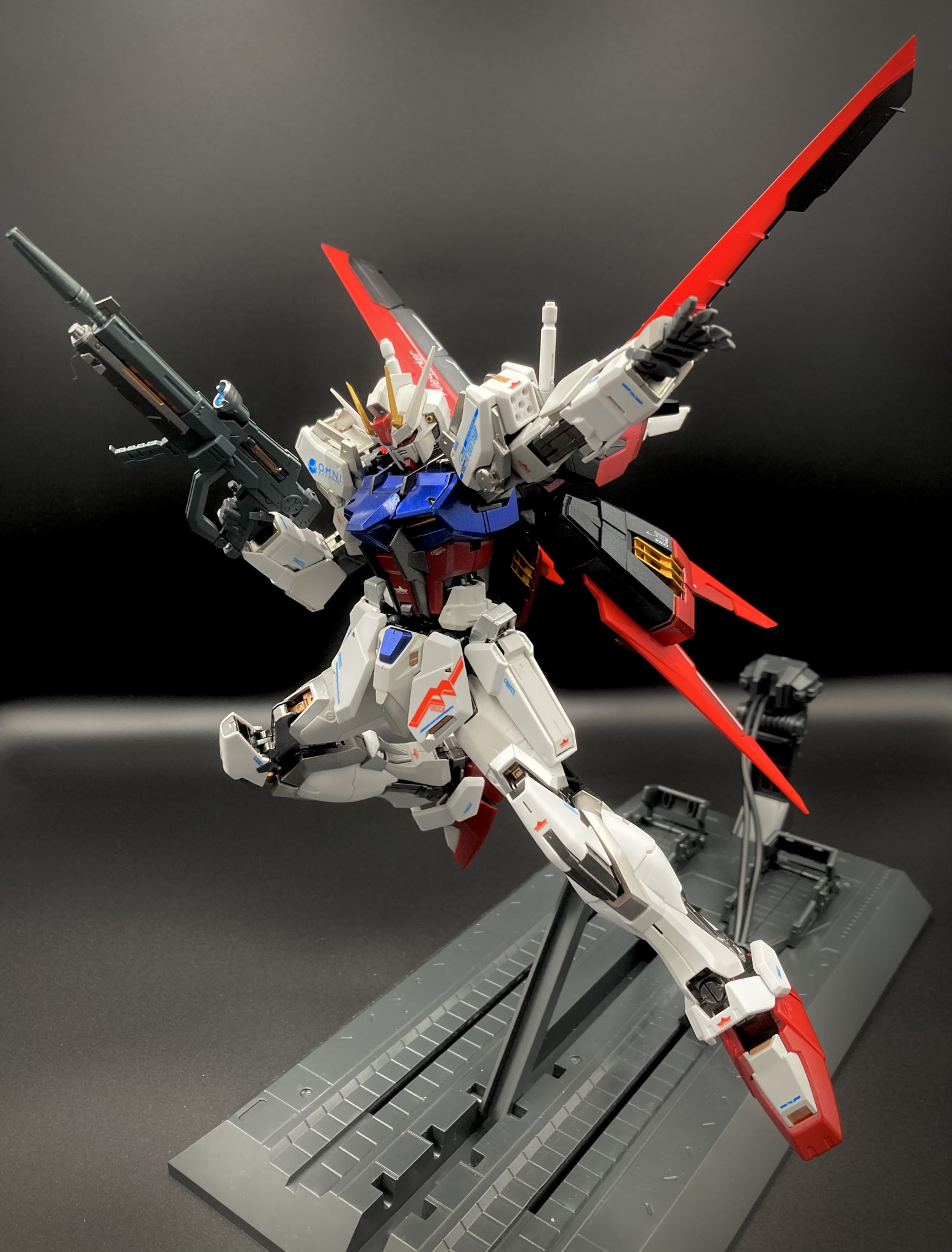 MGパーフェクトストライク METAL BUILD風｜@machi_5ooooさんのガンプラ