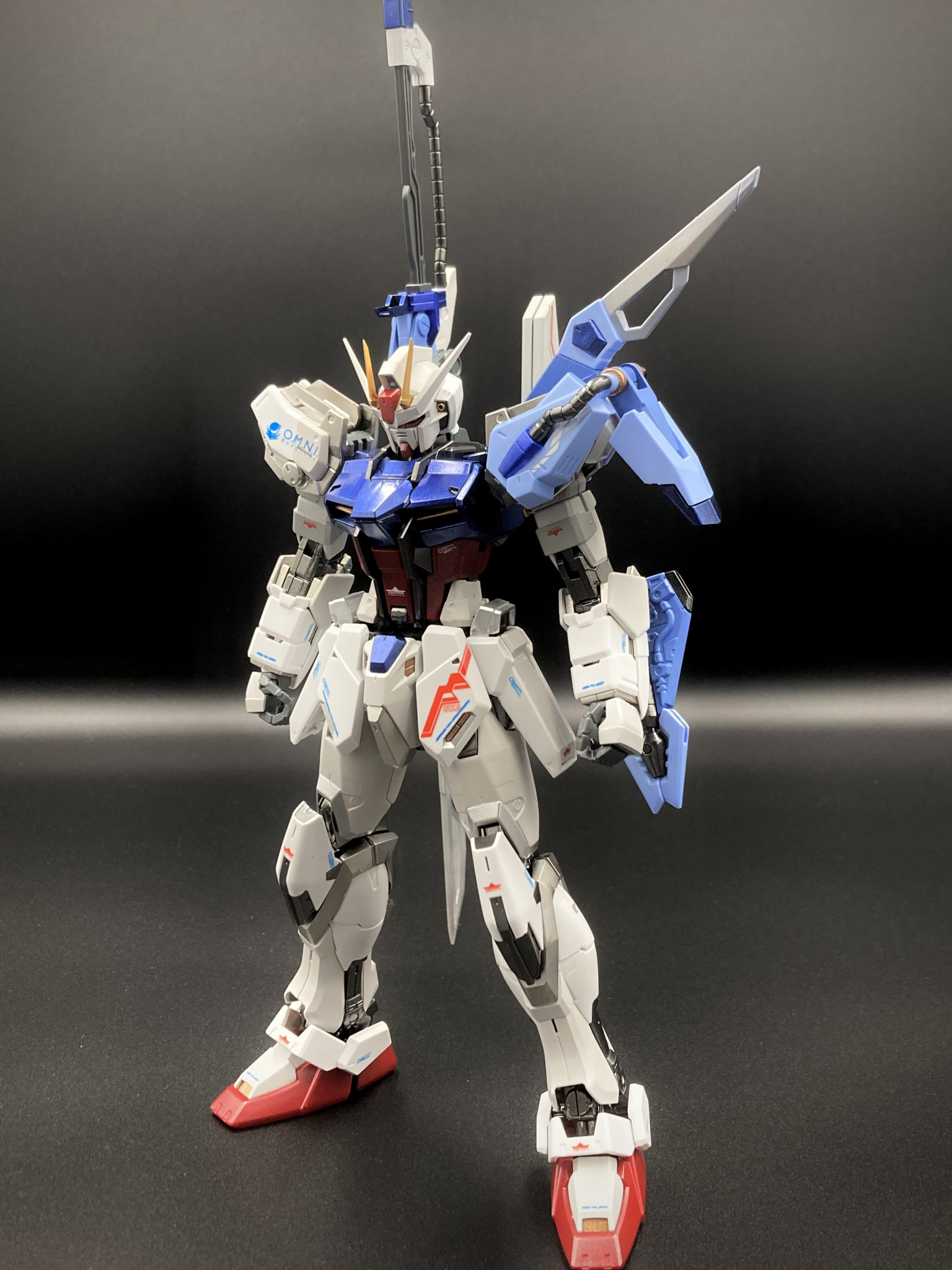 MGパーフェクトストライク METAL BUILD風｜@machi_5ooooさんのガンプラ