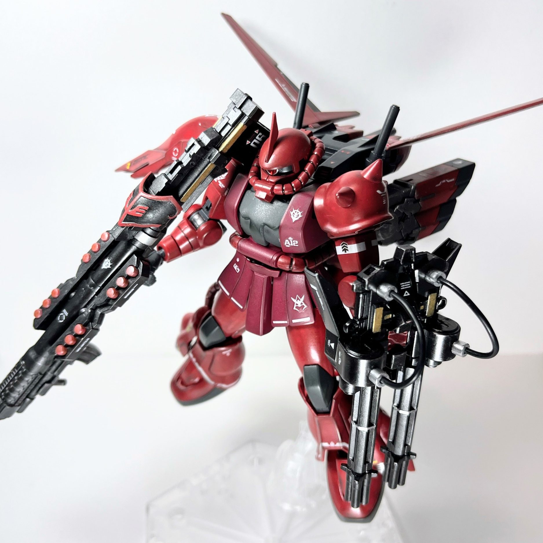 空襲型シャア専用ザクII｜ピヨツーさんのガンプラ作品｜GUNSTA（ガンスタ）