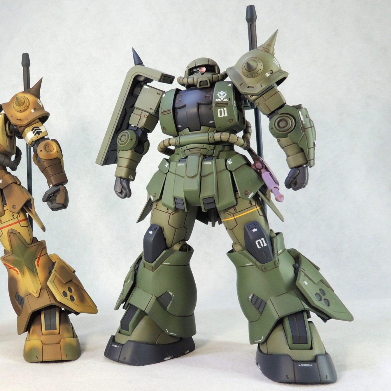 1/144量産型地上用高機動型ザク（制式配備ver.）｜あやぽんさんの