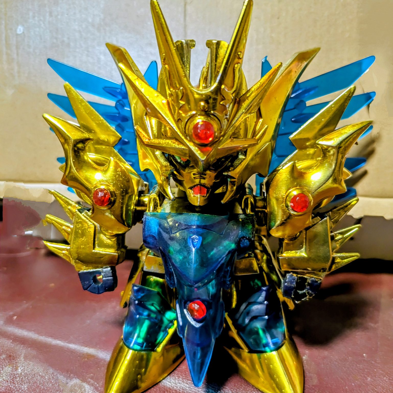 メッキ塗装 元祖SDガンダム プラズマドラグーン｜maasaさんのガンプラ