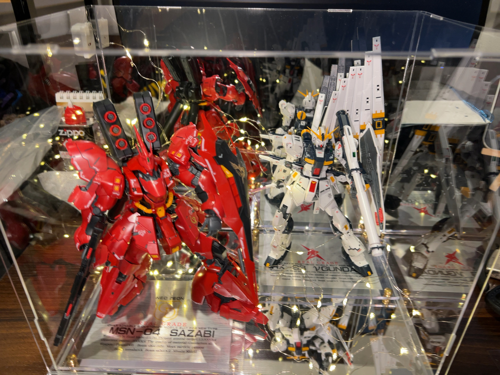 RG 1/144 νガンダム & RG 1/144 サザビー｜ヤガワさんさんのガンプラ