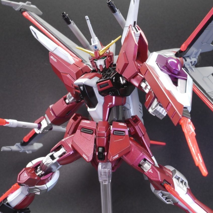 インフィニットジャスティスガンダム弐式 グラデ塗装｜plus62さんの