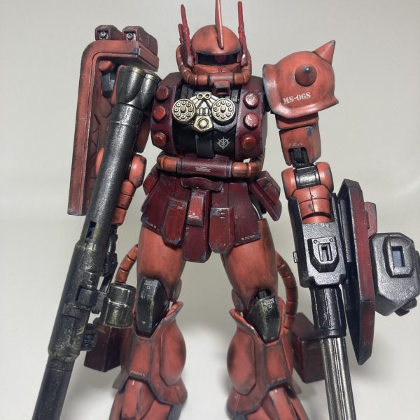 HGUC シャア専用ザクⅡ 重武装ミキシング｜suzutaroさんのガンプラ作品