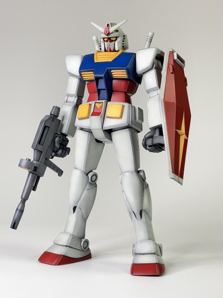 旧キット RX-78 MS 機動戦士 ガンダム｜かっこんさんのガンプラ作品