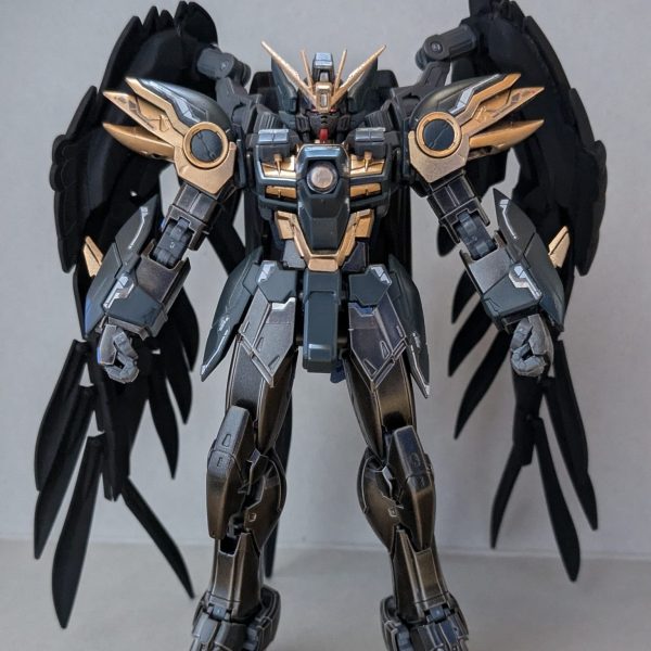 初RGフル塗装／ウィングガンダムゼロEW｜@itadori_tatsuさんのガンプラ