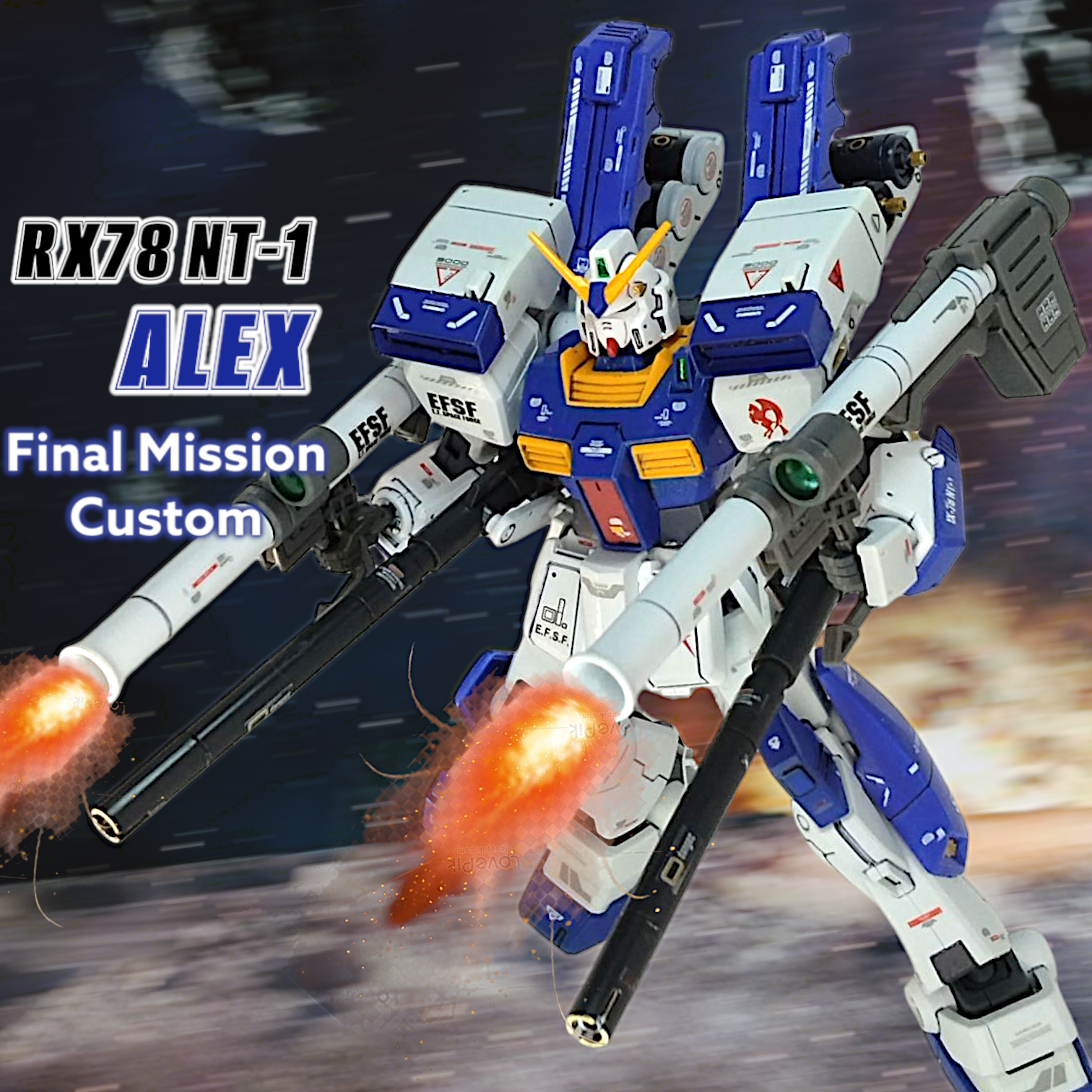 HG ガンダムNT-1(星一号作戦特務機)｜Funkysonicさんのガンプラ作品