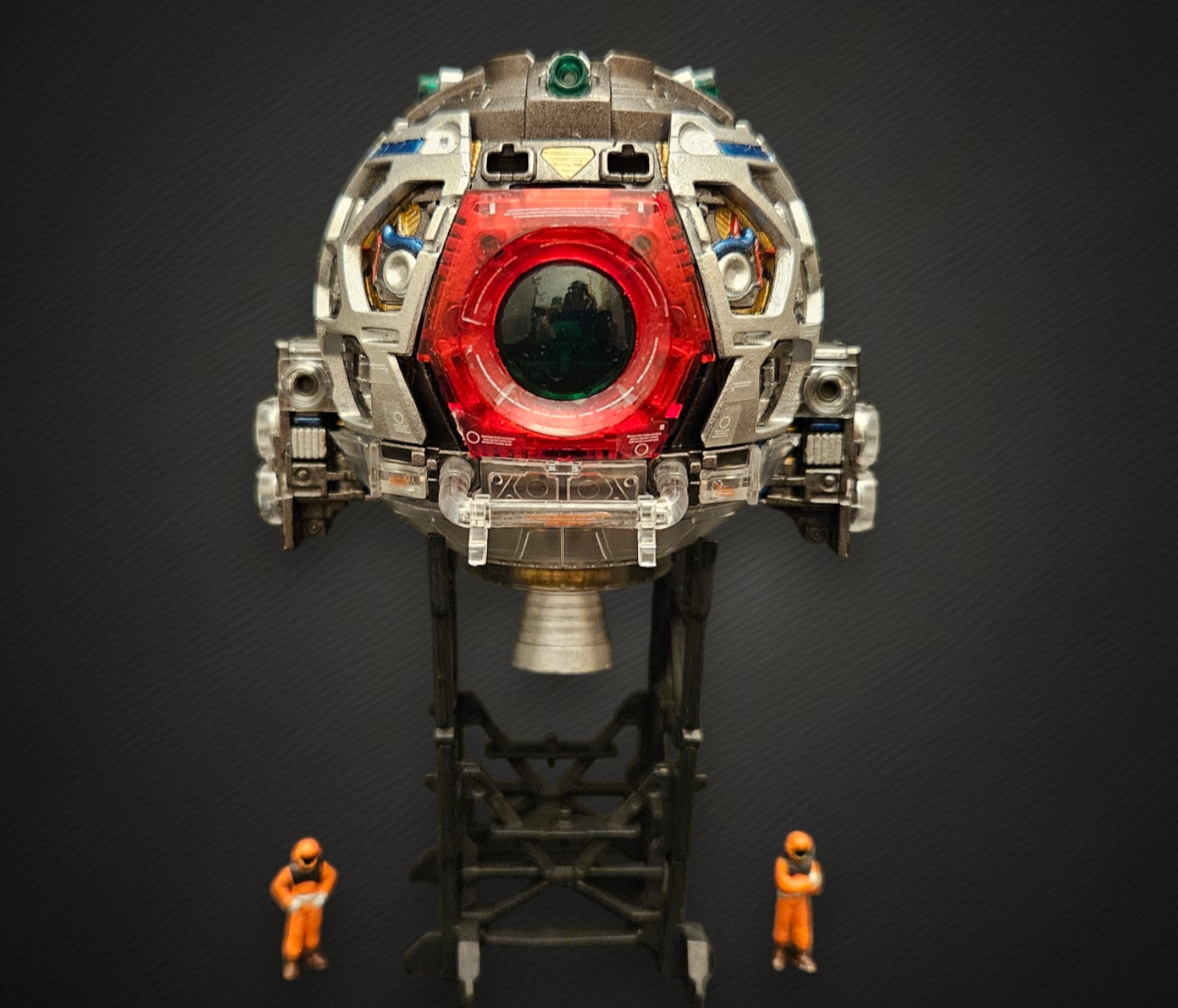 MGボール Ver.Ka（クリア）メカニカルに筆塗り全塗装｜ぴっとみんさん