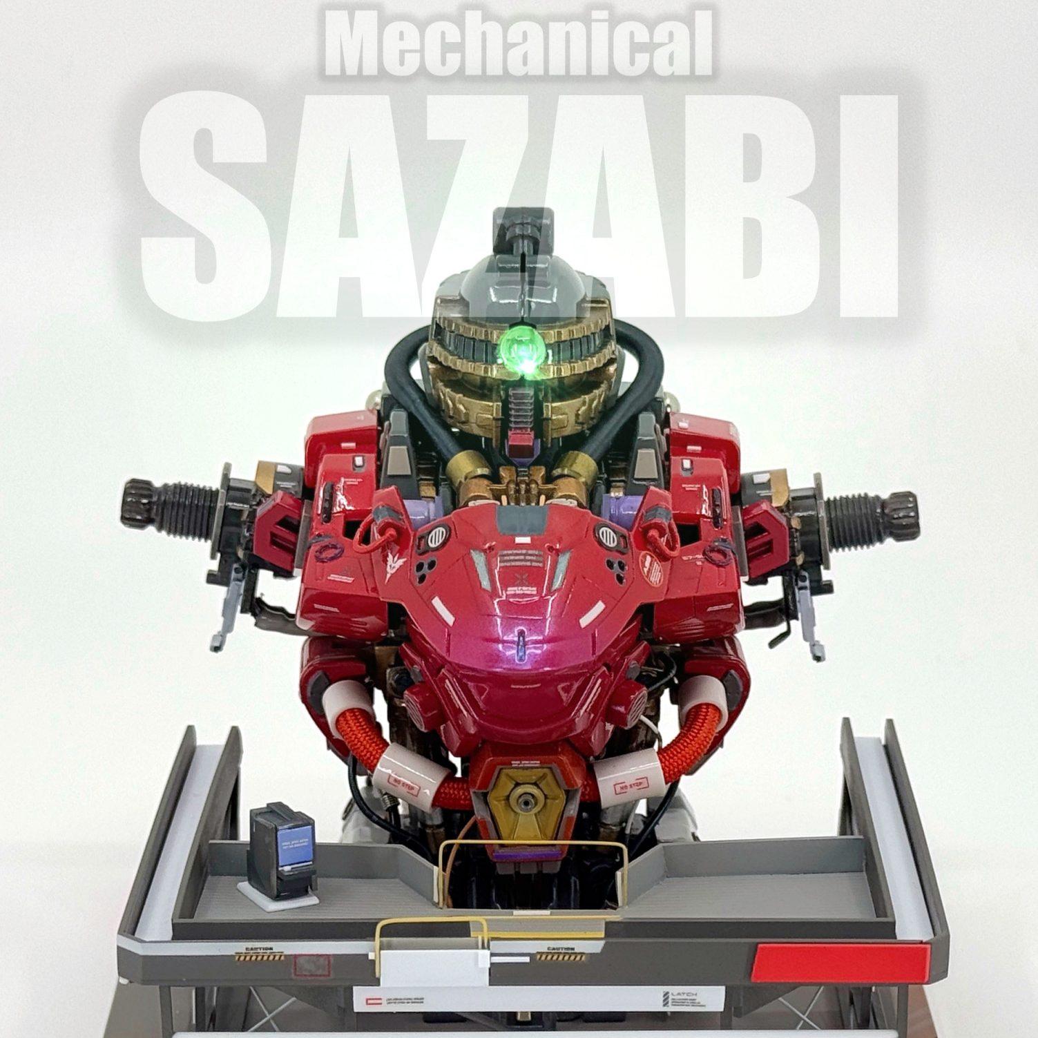 メカニカルバスト SAZABI 改修完成品｜yadasakiさんのガンプラ作品