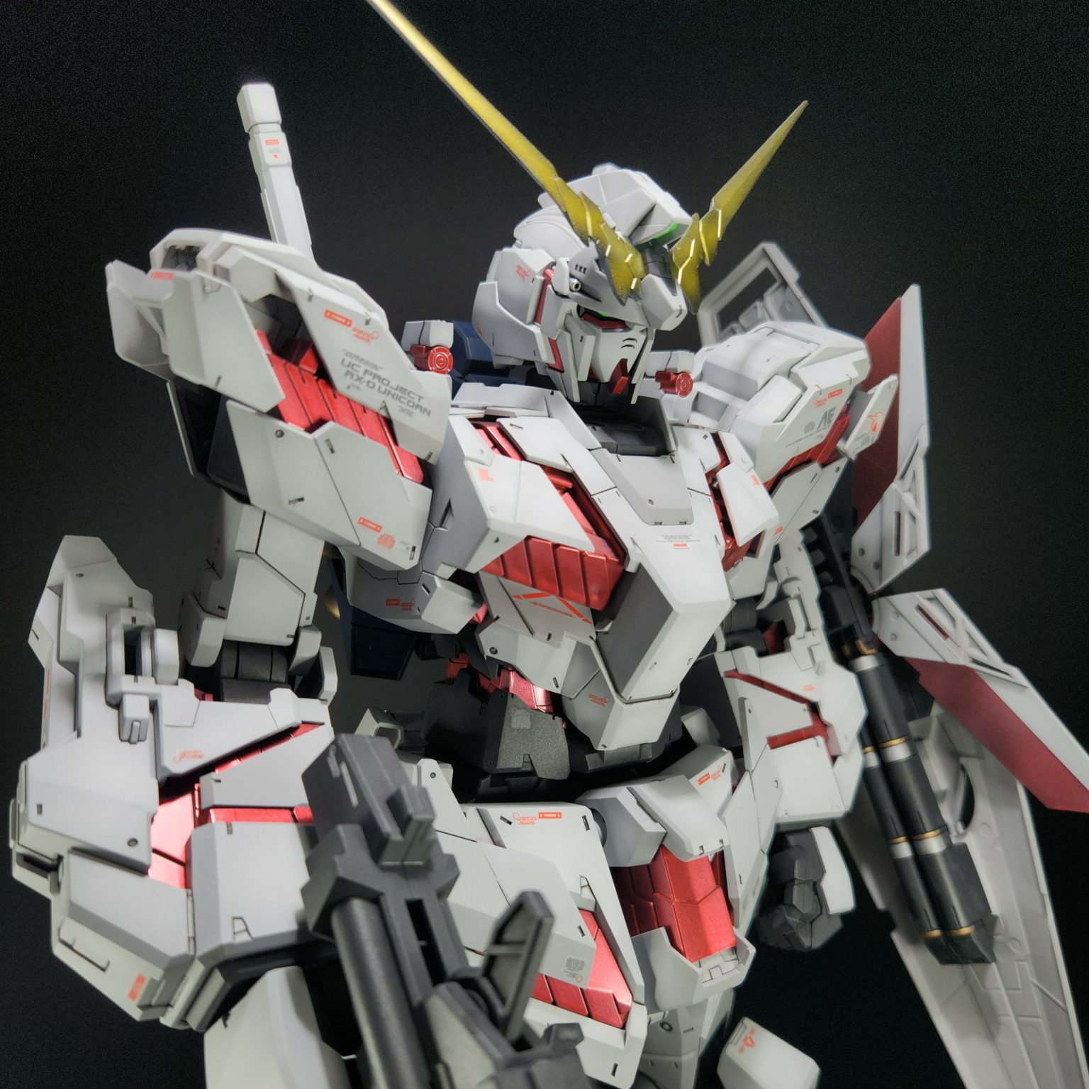 メガサイズモデル 1/48 ユニコーンガンダム オリジナル全塗装仕上げ