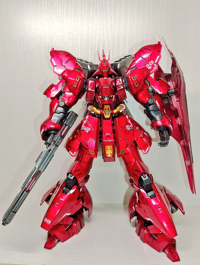 RGサザビークリアカラーメカニカルコアメッキ風塗装｜hide@kiさんの