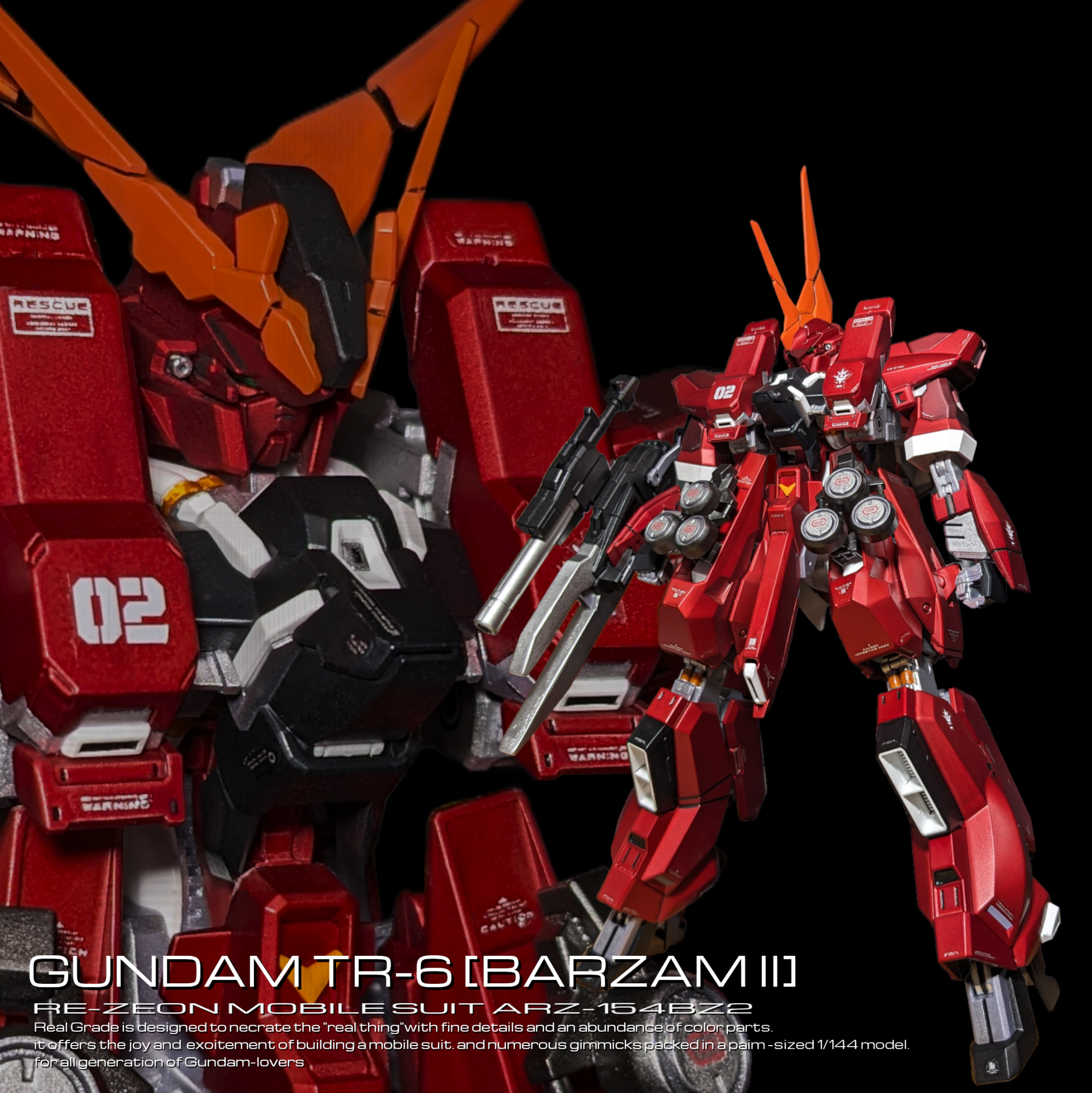 HG ガンダム TR-6 バーザムⅡ｜Pee_plusさんのガンプラ作品｜GUNSTA