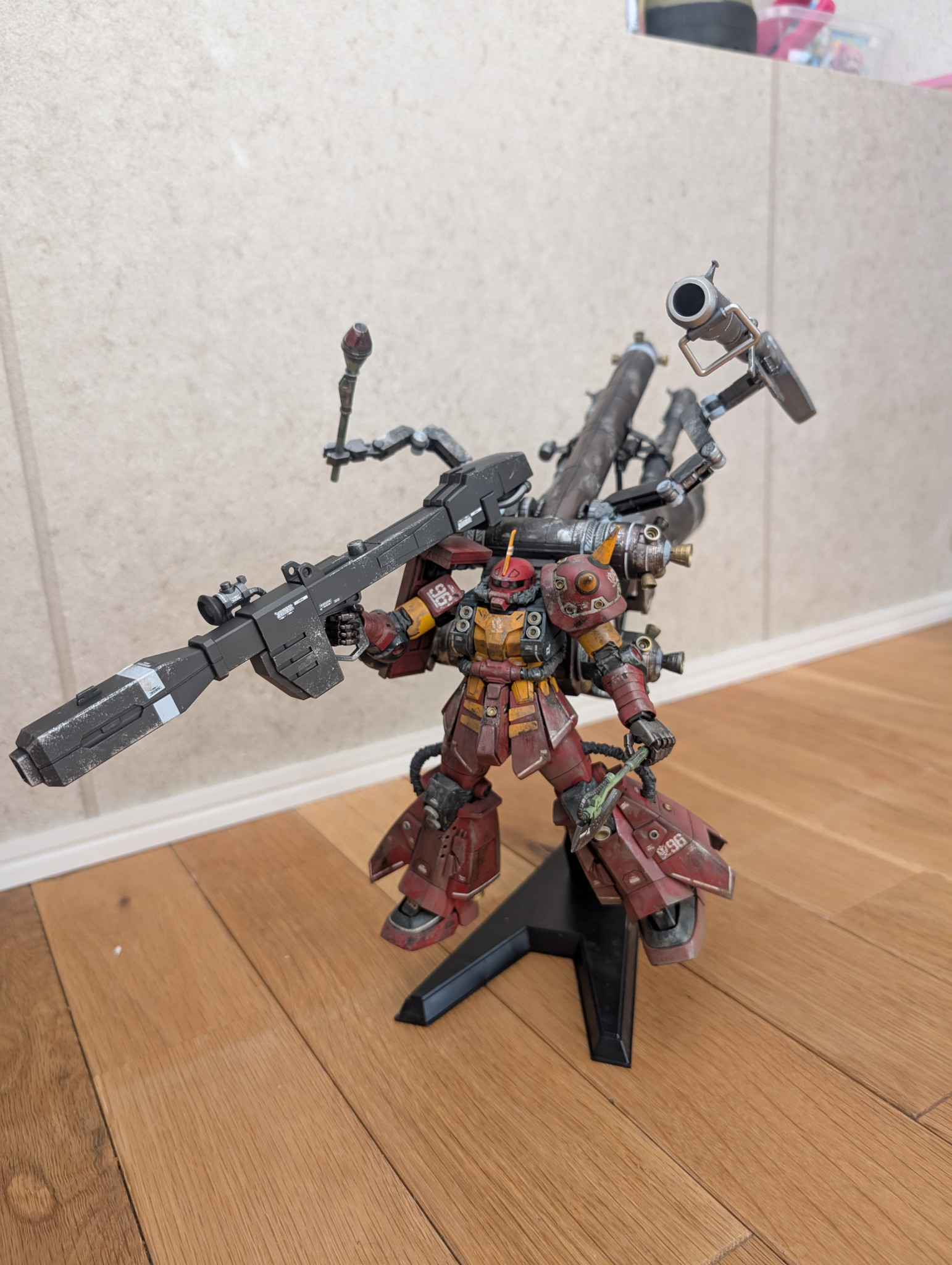 全塗装】MG 1/100 高機動型ザク“サイコ・ザク” Ver.Ka｜@mymmさんの