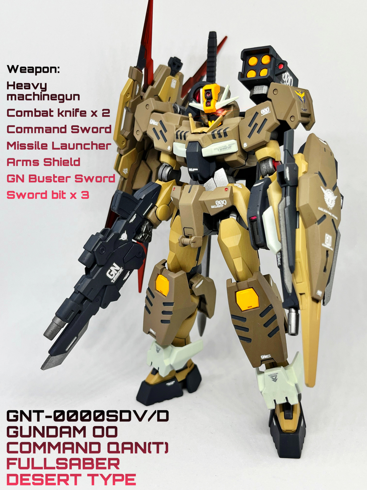 ガンダムダブルオーコマンドクアンタフルセイバー・デザートタイプ