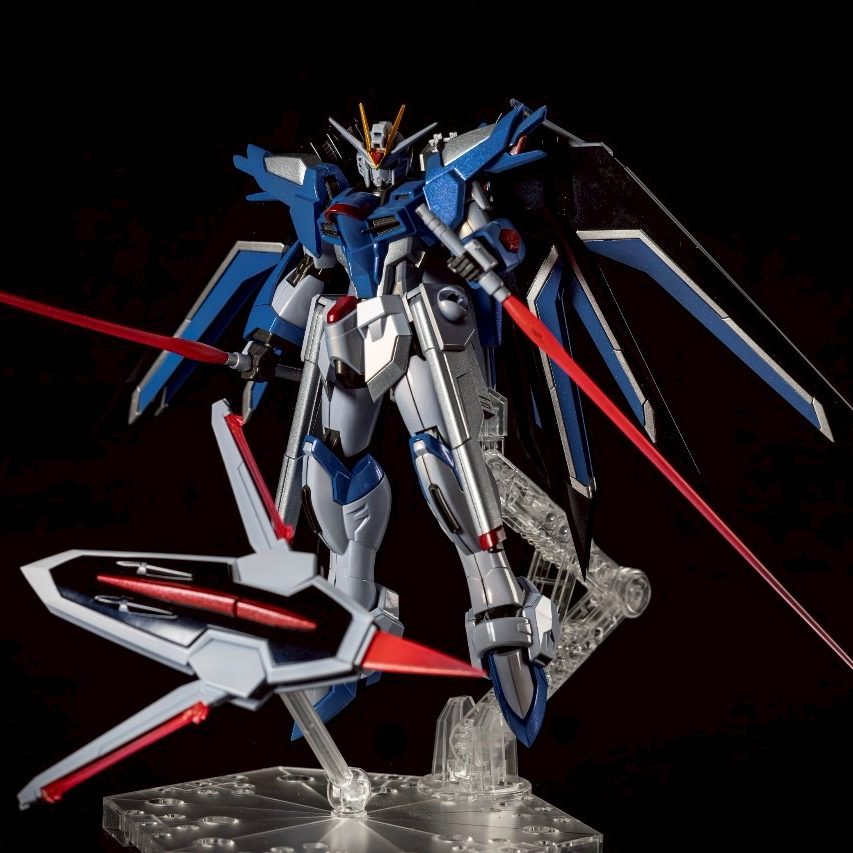 HGCE ライジングフリーダムガンダム 全塗装と延長加工にチャレンジ