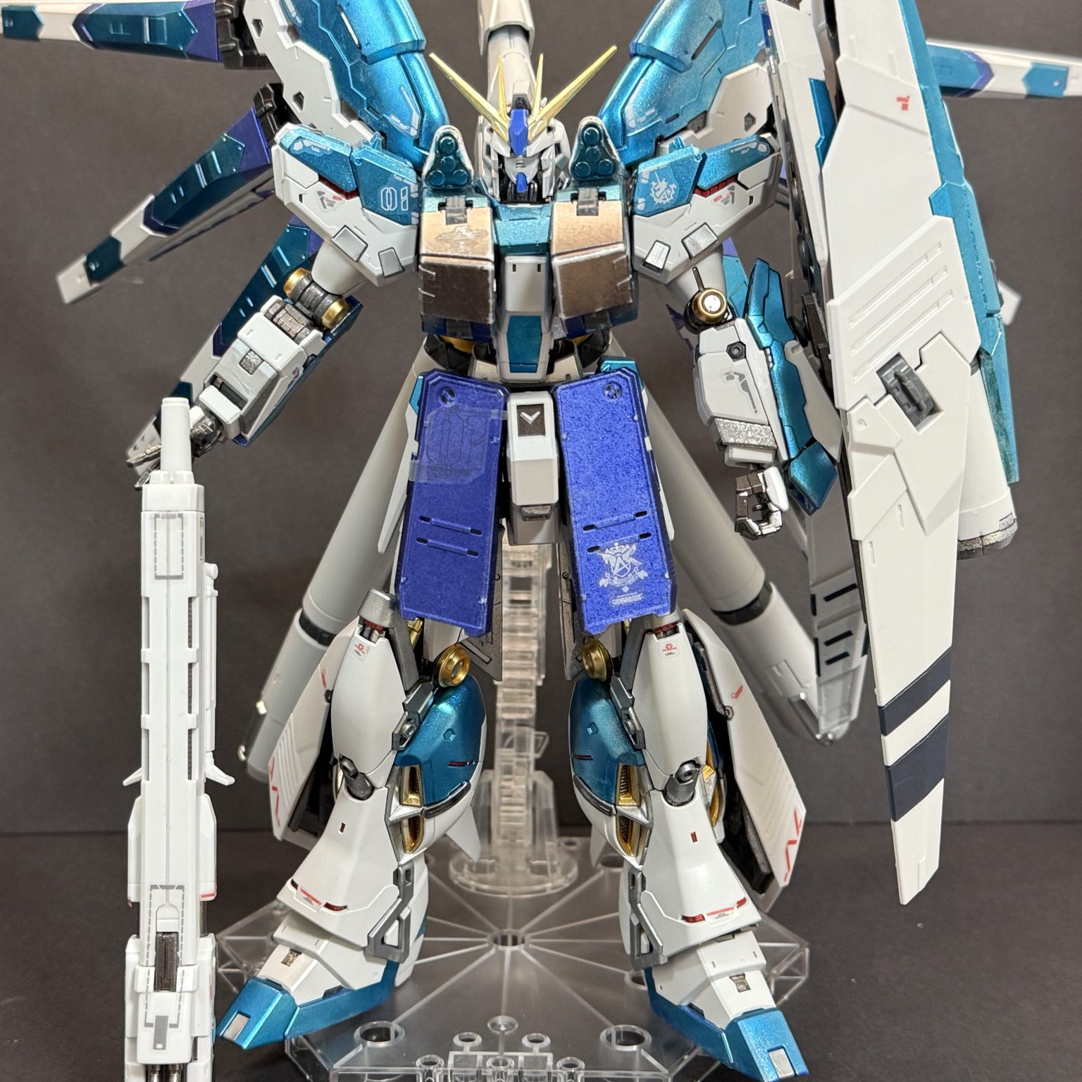 RG HI-νガンダムHWS｜フレキさんのガンプラ作品｜GUNSTA（ガンスタ）