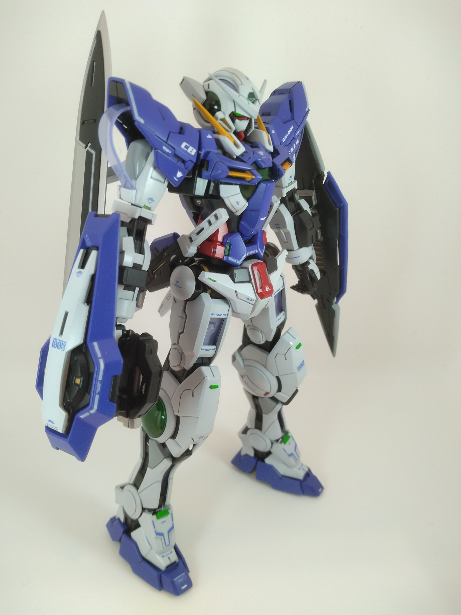 MG ガンダムエクシア 全塗装｜zassyokuさんのガンプラ作品｜GUNSTA
