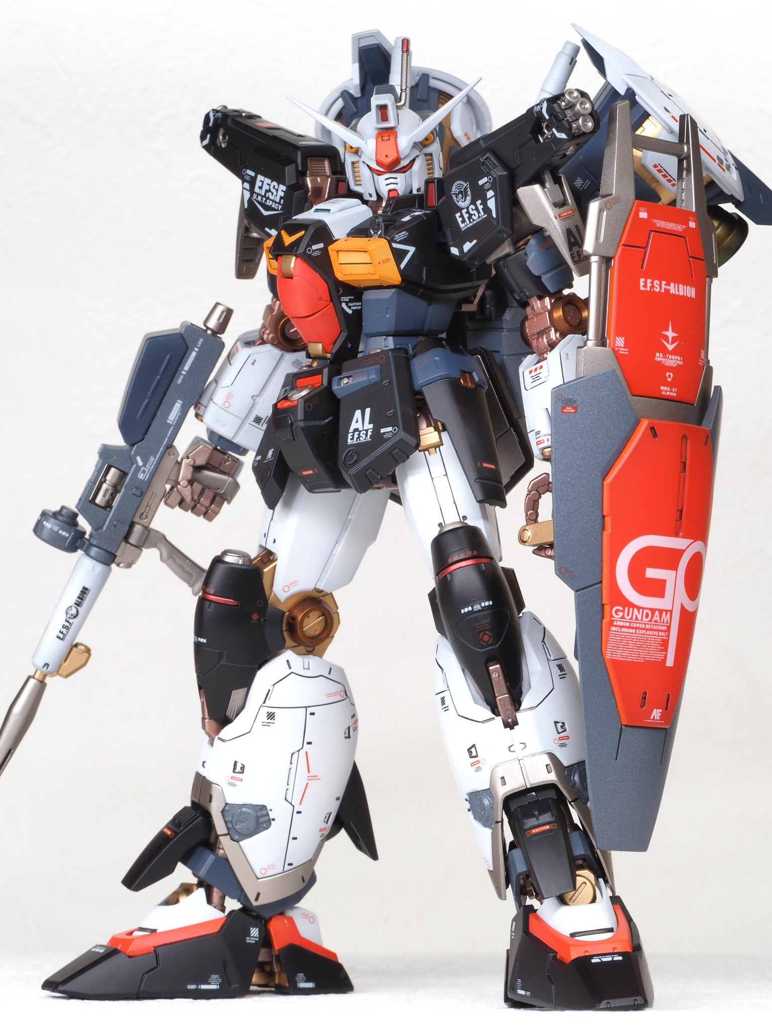 RG ガンダム GP01Fb フルバーニアン｜yas2023さんのガンプラ作品