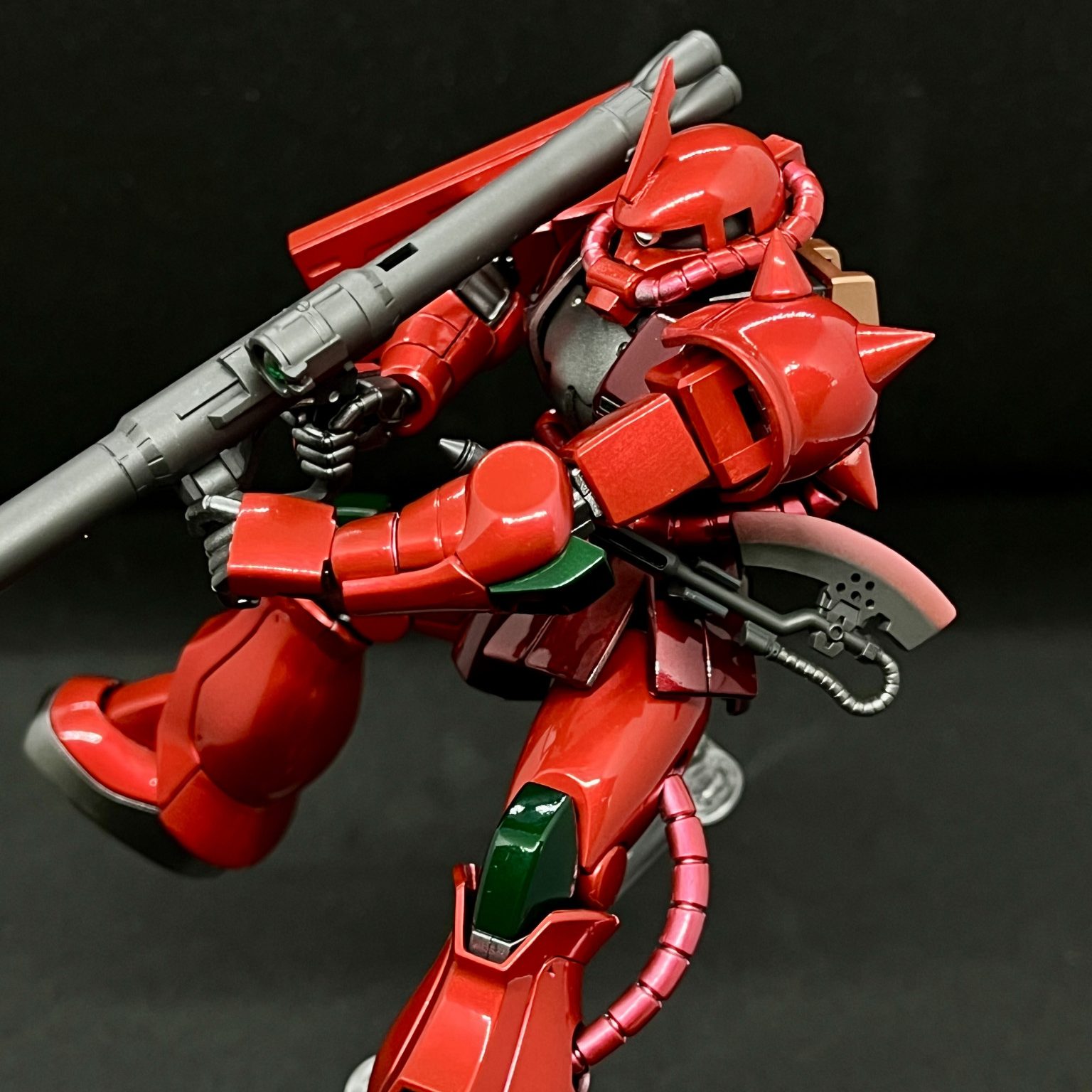 03 シャア専用ザクⅡ revive キャンディ塗装｜ぬまおさんのガンプラ