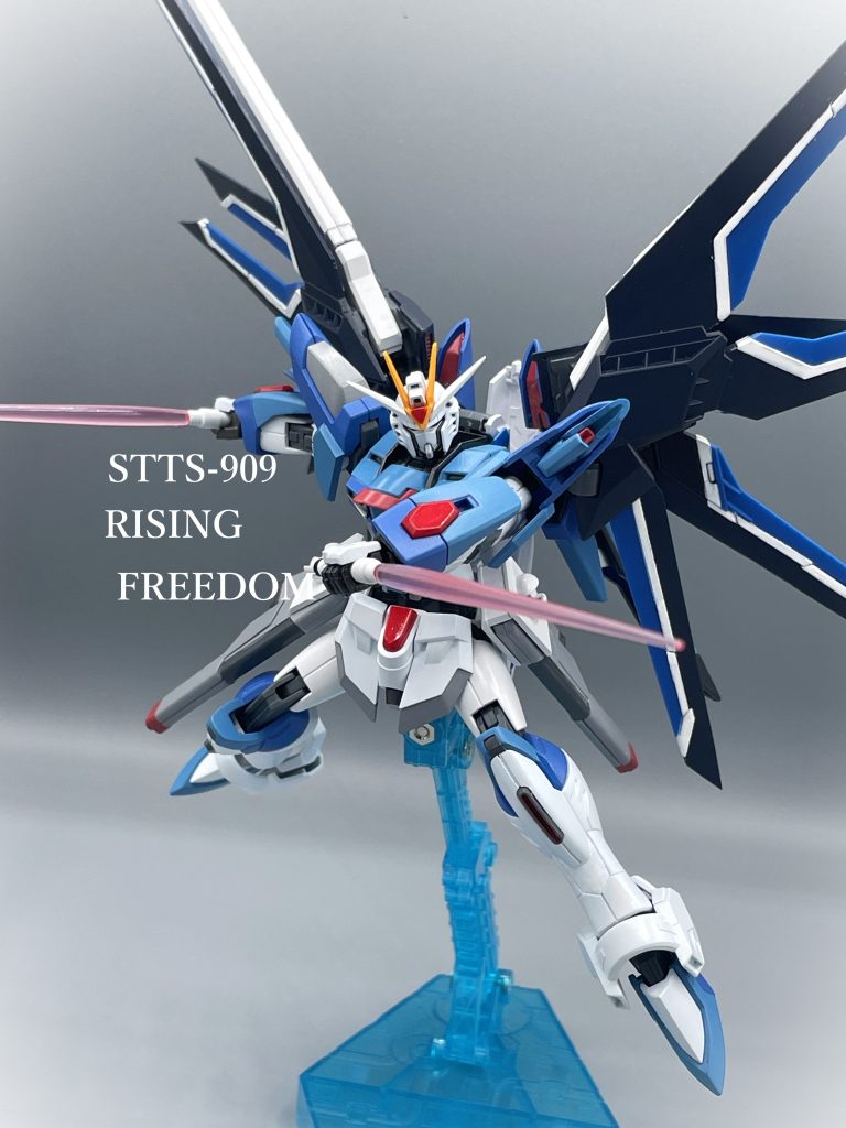 HGCE】ライジングフリーダムガンダム【筆塗り塗装】｜キャンプラさんの