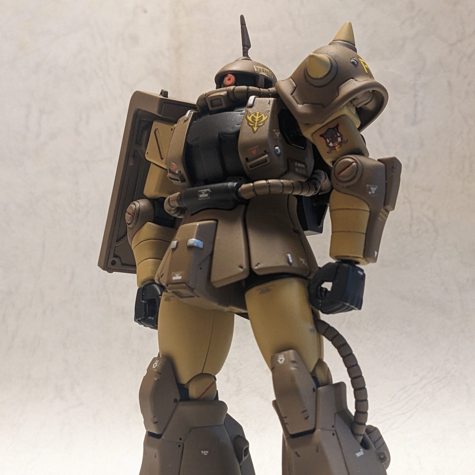 MS-06F マサヤ・ナカガワ専用ザクII（中期型）｜hongusiさんのガンプラ