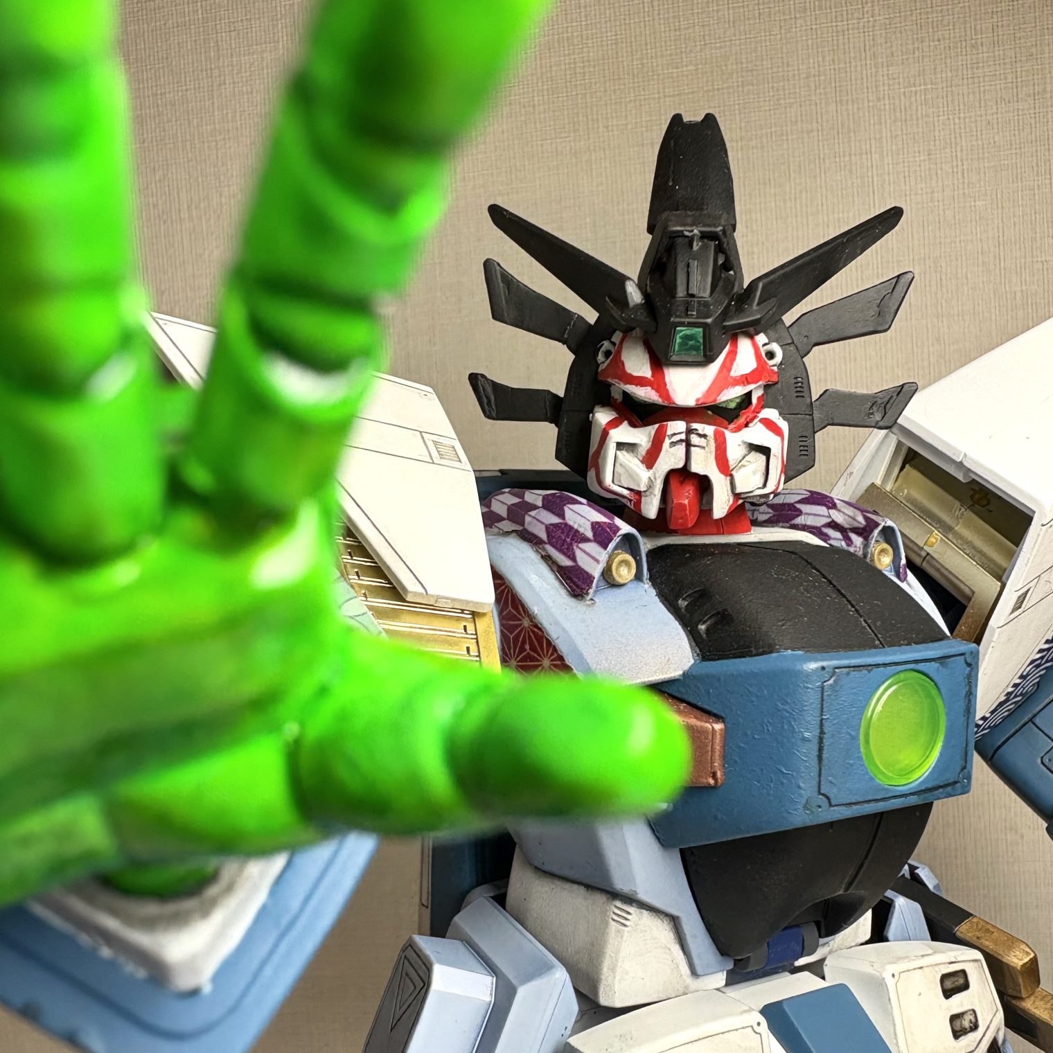 HGEX 1/60 シャイニングガンダム（遠山の金さん風）｜@tsumass2さんの