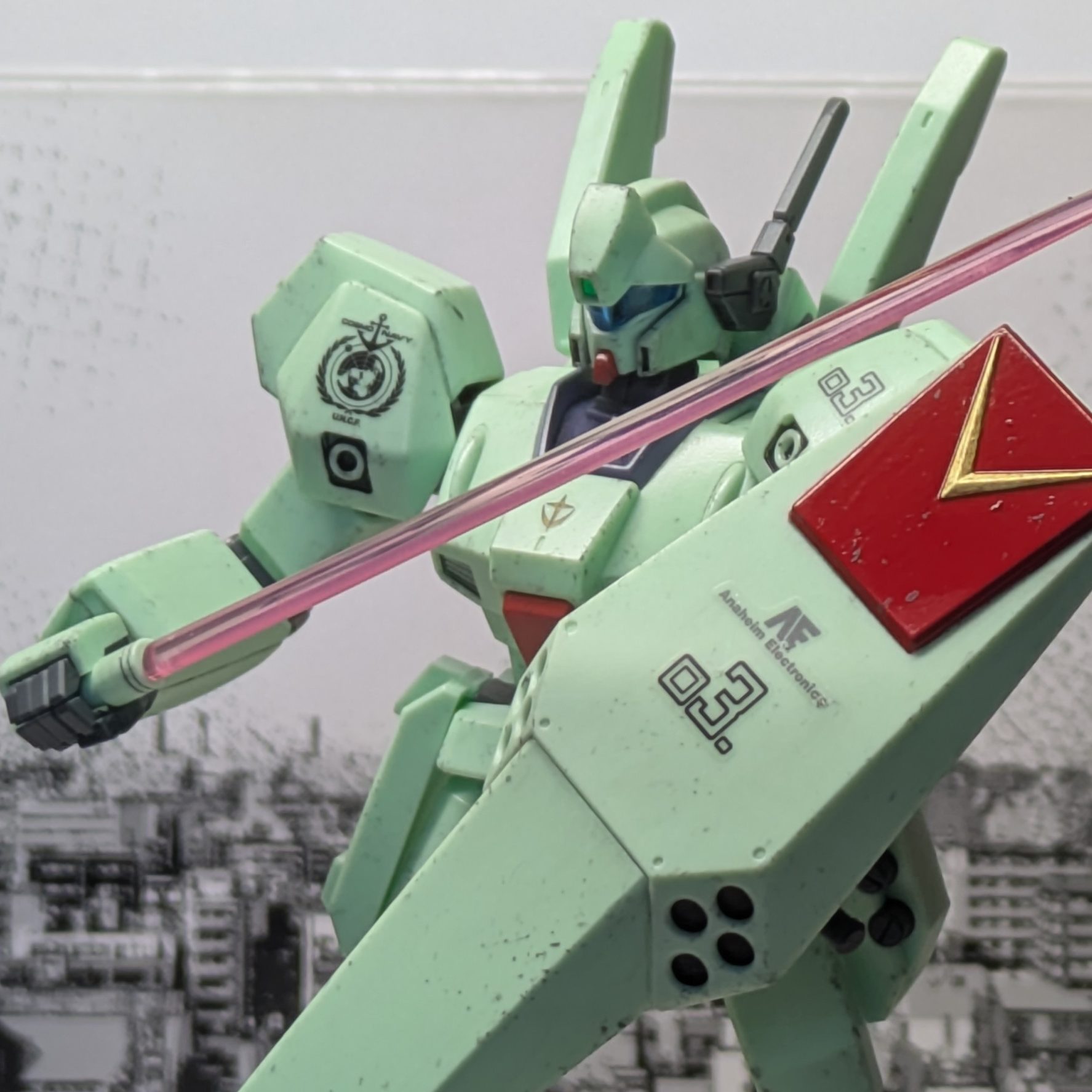 機体解説 RGM-89XJ ジェガンJ型量産試作3号機｜ナカムラ工廠さんの