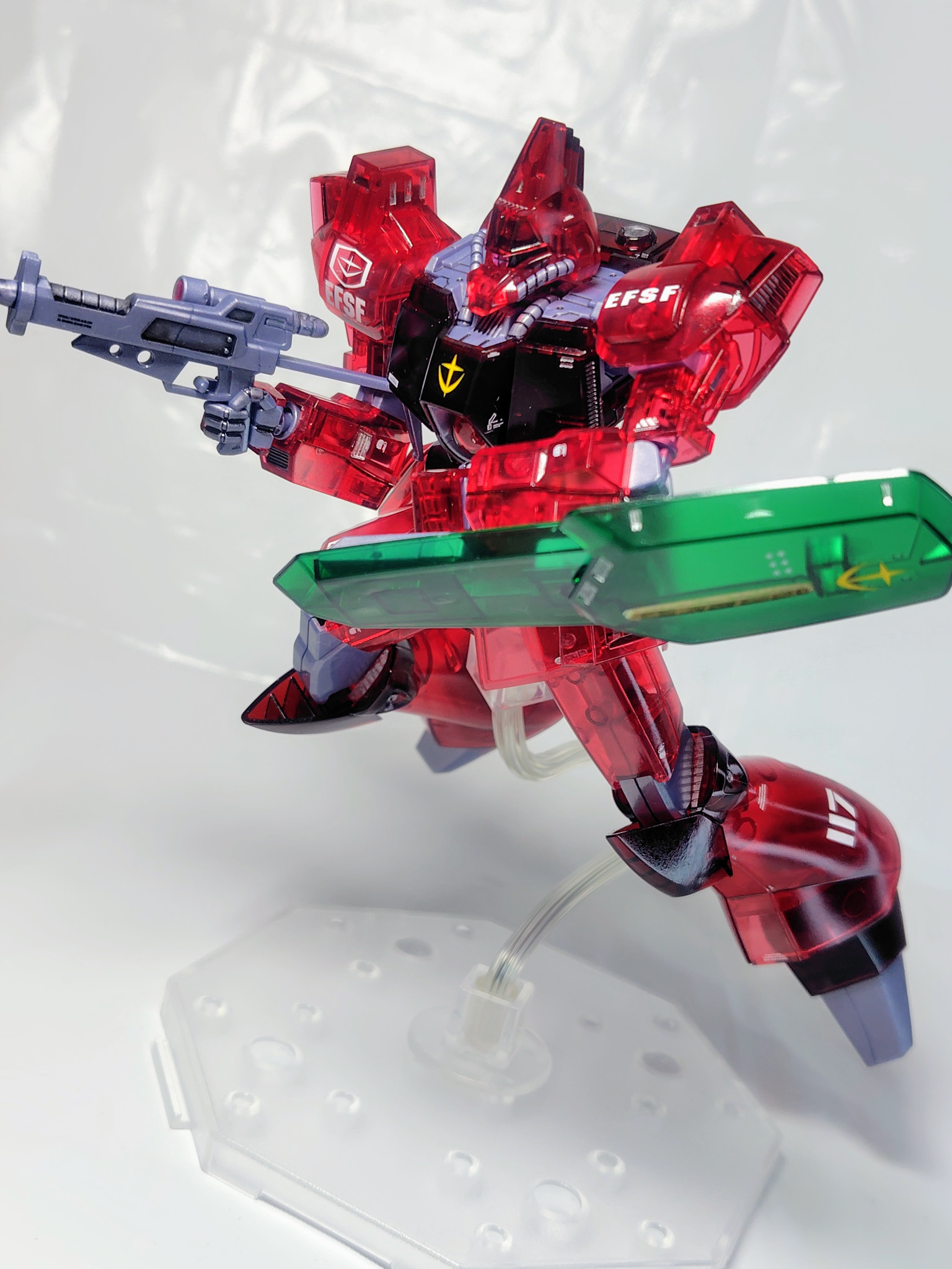 HGUC ガルバルディβ クリアカラー｜りゅありさんのガンプラ作品