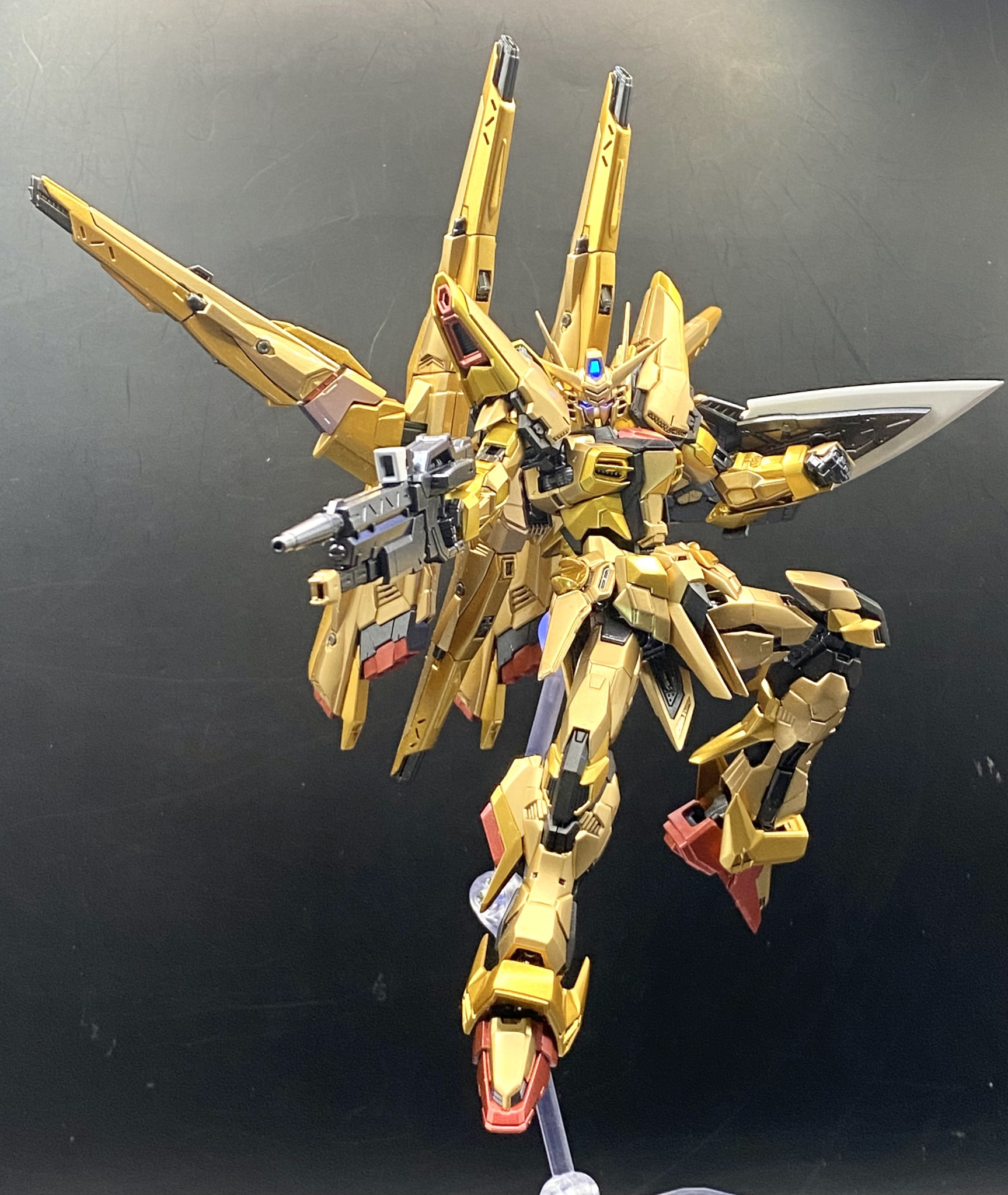 RG アカツキ 大鷲・不知火装備｜影狼Σさんのガンプラ作品｜GUNSTA