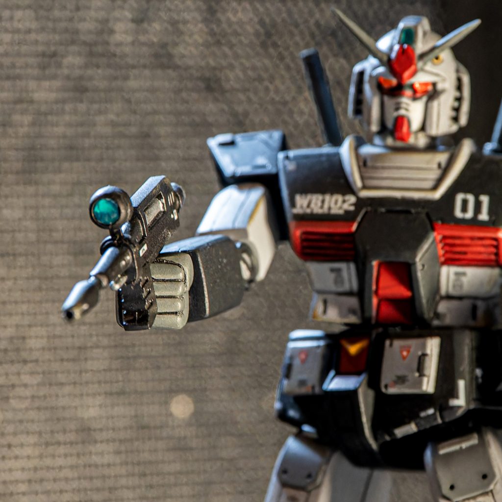 再販品旧キット 1/144 ガンダム RX-78-1 プロトタイプガンダム風カラー