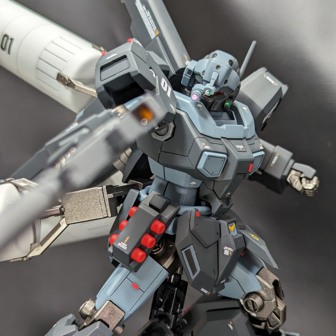 HG ジェスタ シェザール隊仕様 A班装備｜MasAさんのガンプラ作品