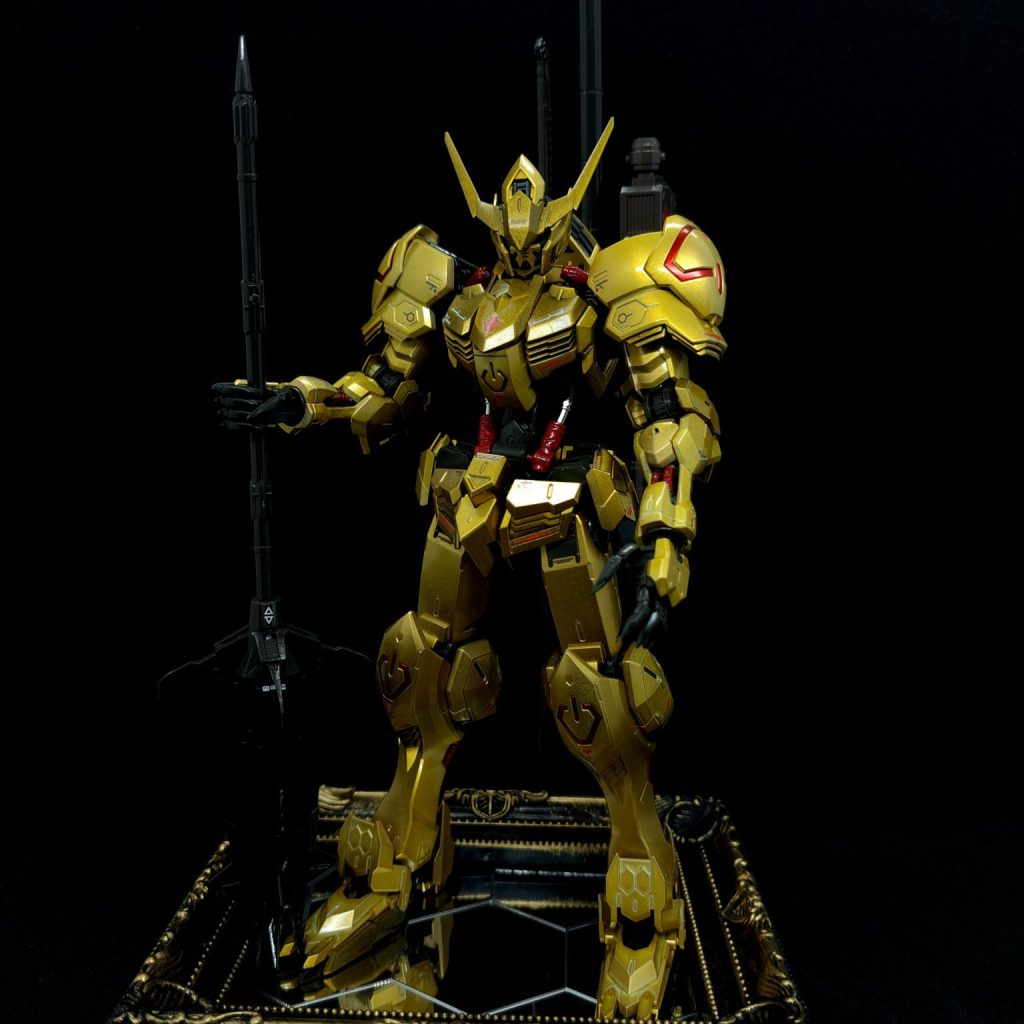 ASW-G-08 ガンダムバルバトス[ゴールド仕様]｜tlionさんのガンプラ作品