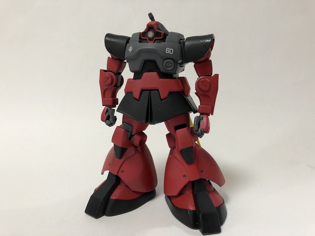 MGガンプラ『リック・ドム』をシャア専用カラーにスプレー塗装してみた