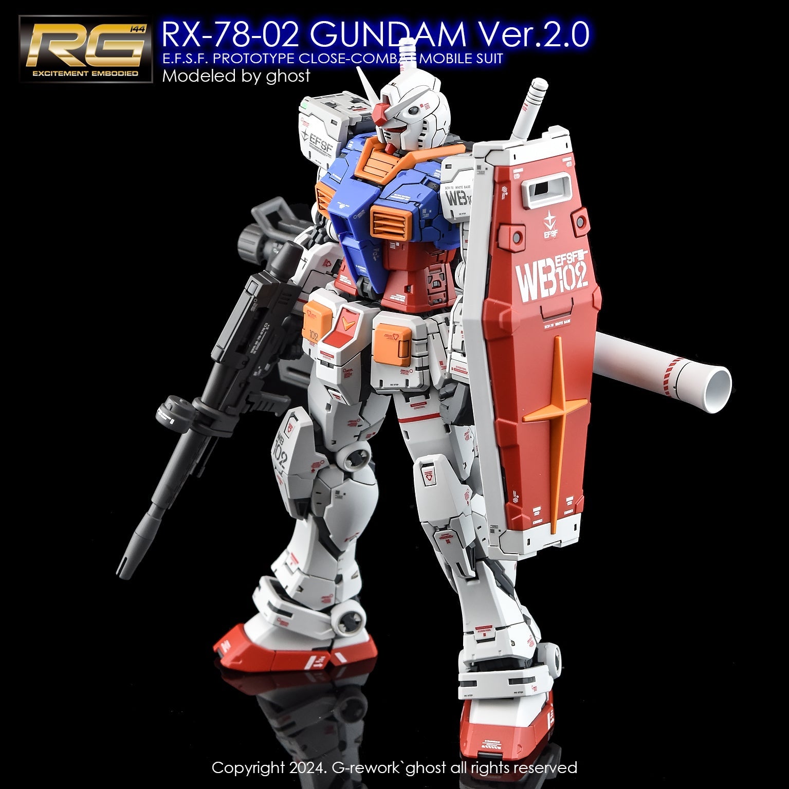 G-Rework [RG] RX-78-2 GUNDAM Ver.2.0 – Gundam Extra-Your BEST