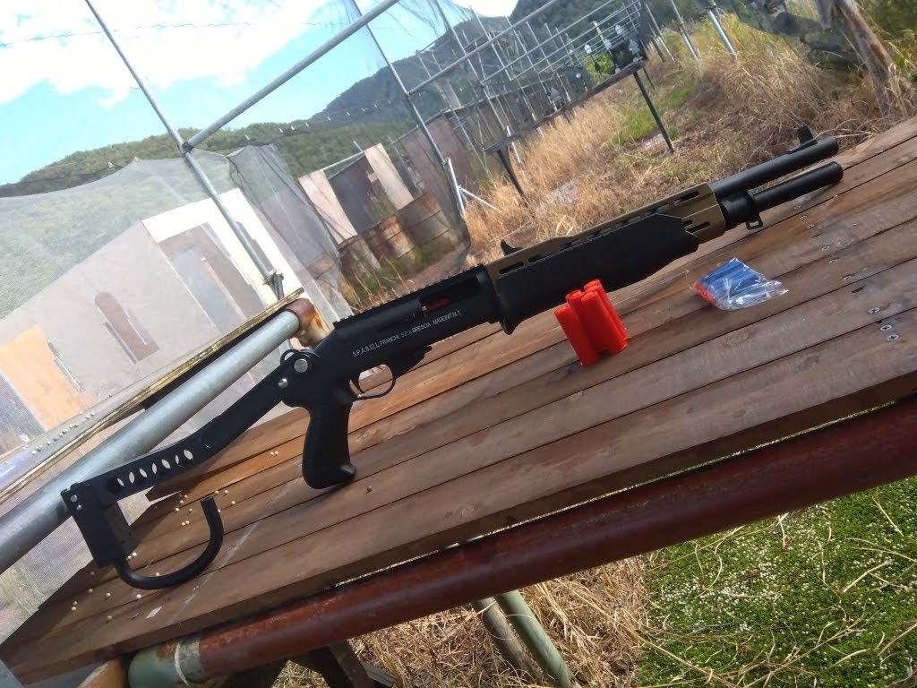 2022.10.18 SAIKOYA スパス12 ソフト弾 ショットガン風おもちゃ銃