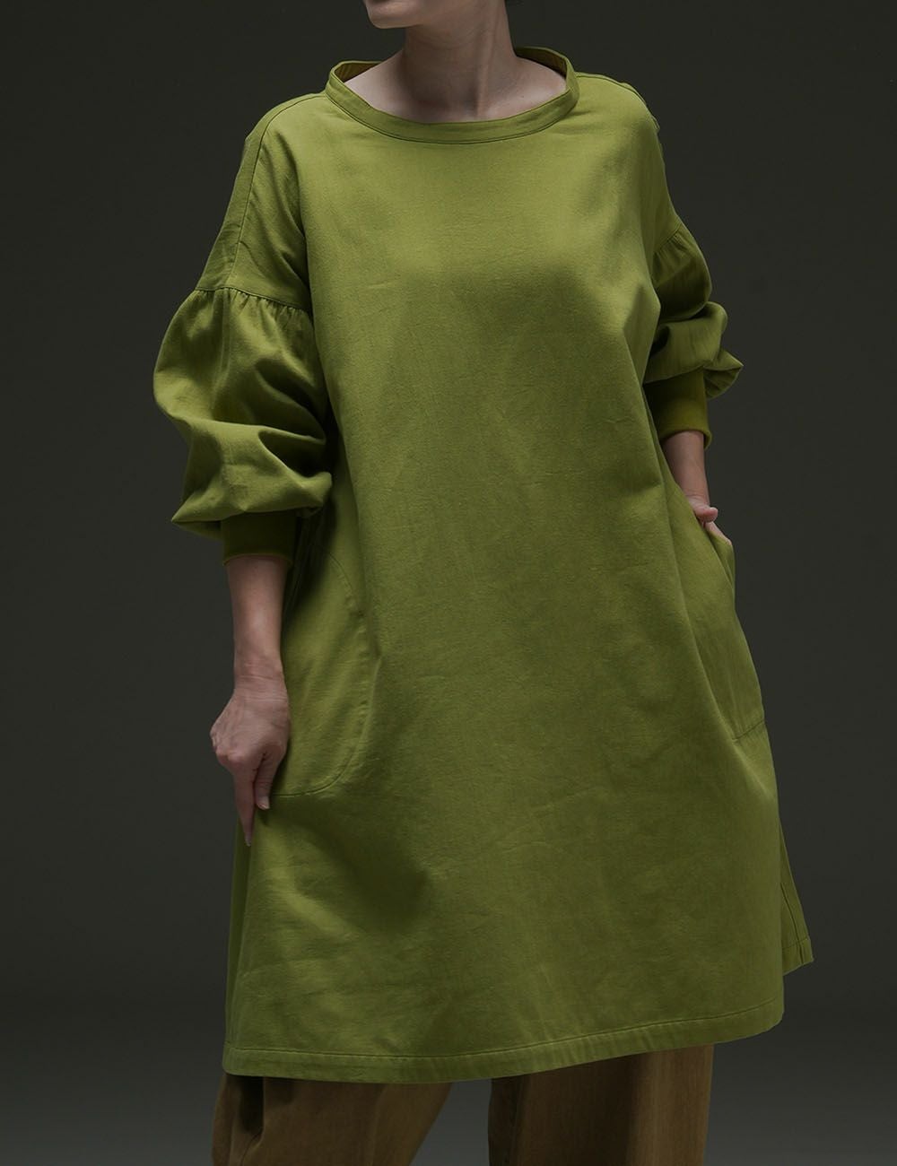 二重織ツイルワークワンピース | 石見銀山 群言堂オンラインストア