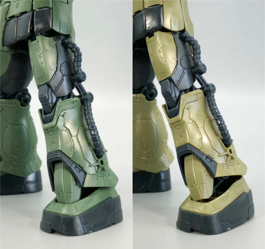 ガンプラ】HG 1/144 ザクII F型 ルショーン機 ＆ 無識別型ザクII