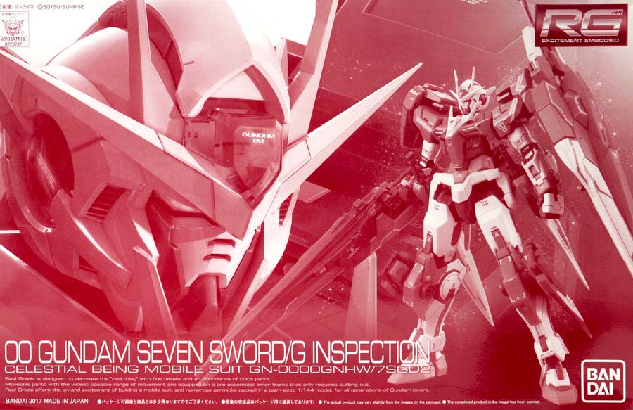 ガンプラ】RG 1/144 ダブルオーガンダム セブンソード/G