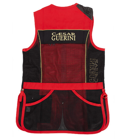 Red & Black Italian Shooting Vest - Caesar Guerini USA