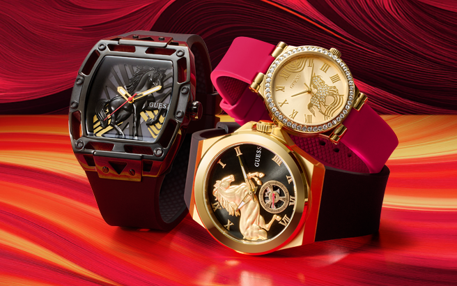 Gc Coussin Sleek Lady Mid Size Metal - Z25002L1MF | GUESS Watches US